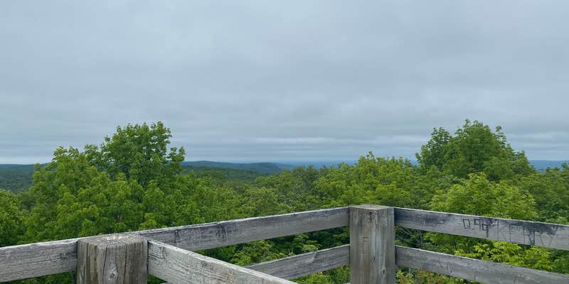 Camper submitted image from White Pine Rustic Outpost Camp — Porcupine Mountains Wilderness State Park
