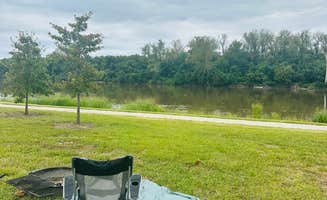 Beth Y.'s photo of camping with pets at Riverside Landing near Godfrey, IL