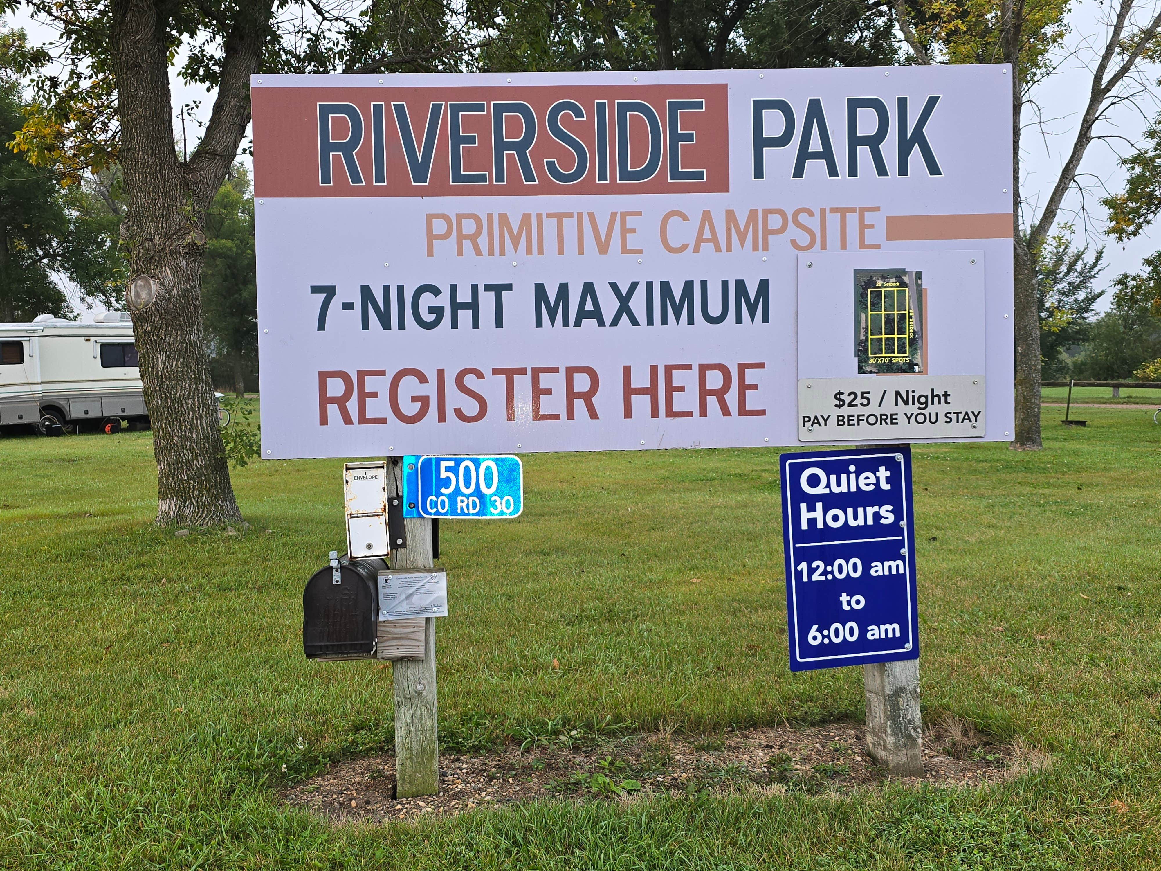 Camper-submitted photo at Riverside Park Campground near Corona, SD