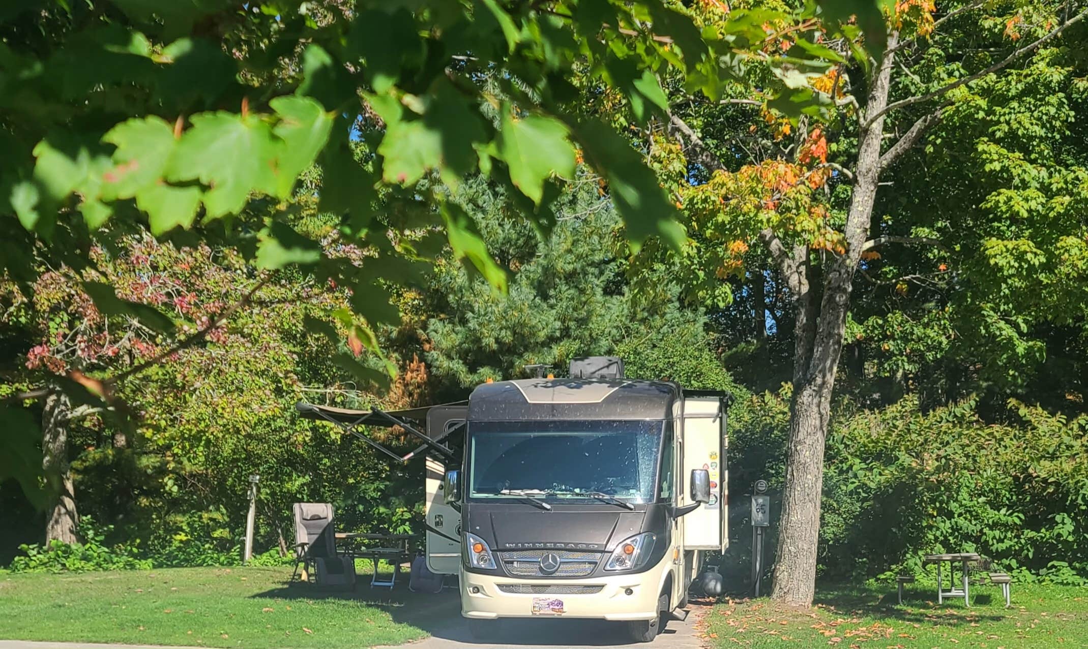 Camping near Yellowstone Park: Riverside Family Campground, Wells, Maine