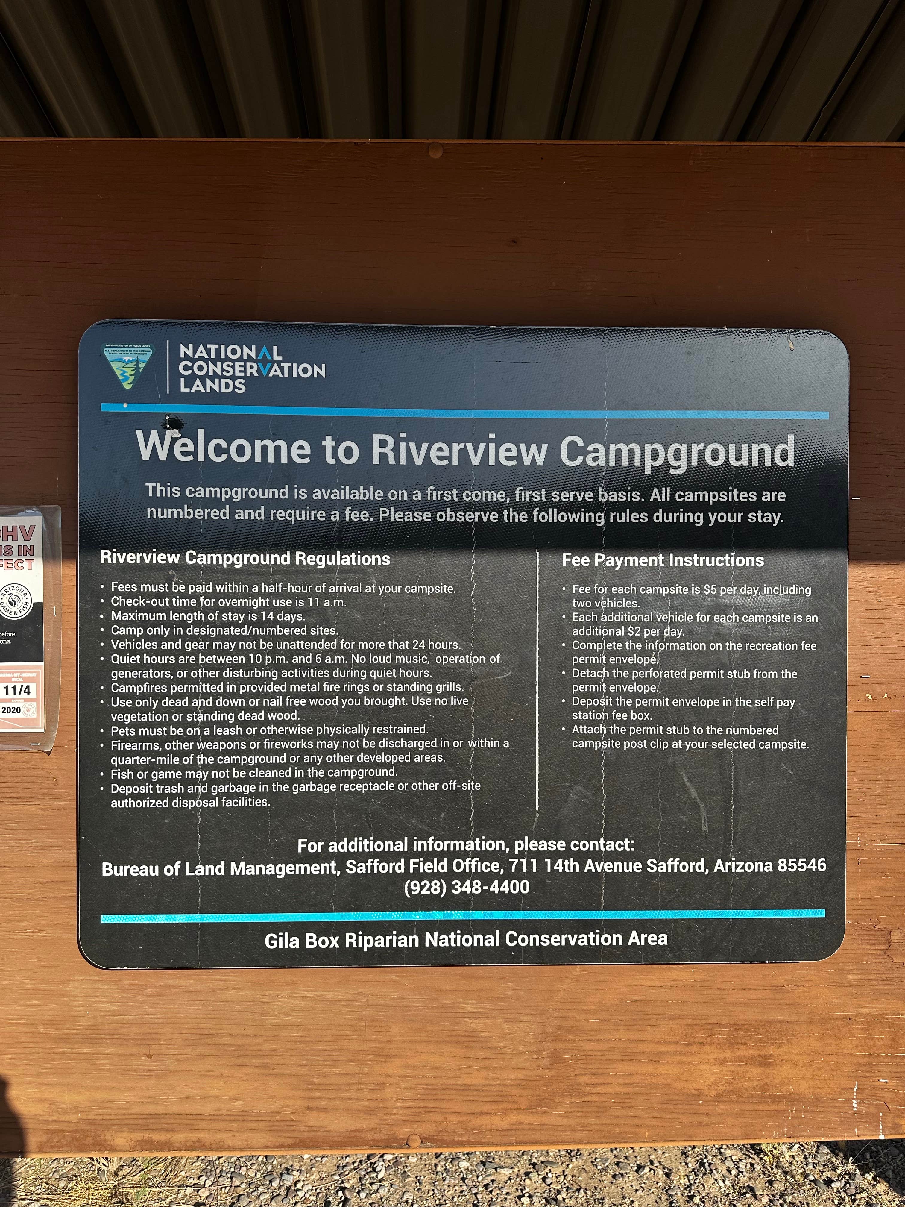 Camper-submitted photo at Riverview Campground near Safford, AZ