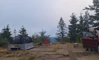Dahlia's photo of tent camping at Radar Ridge near Manzanita, OR
