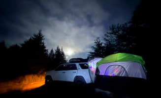 Steph H.'s photo of tent camping at Radar Ridge near Tolovana Park, OR