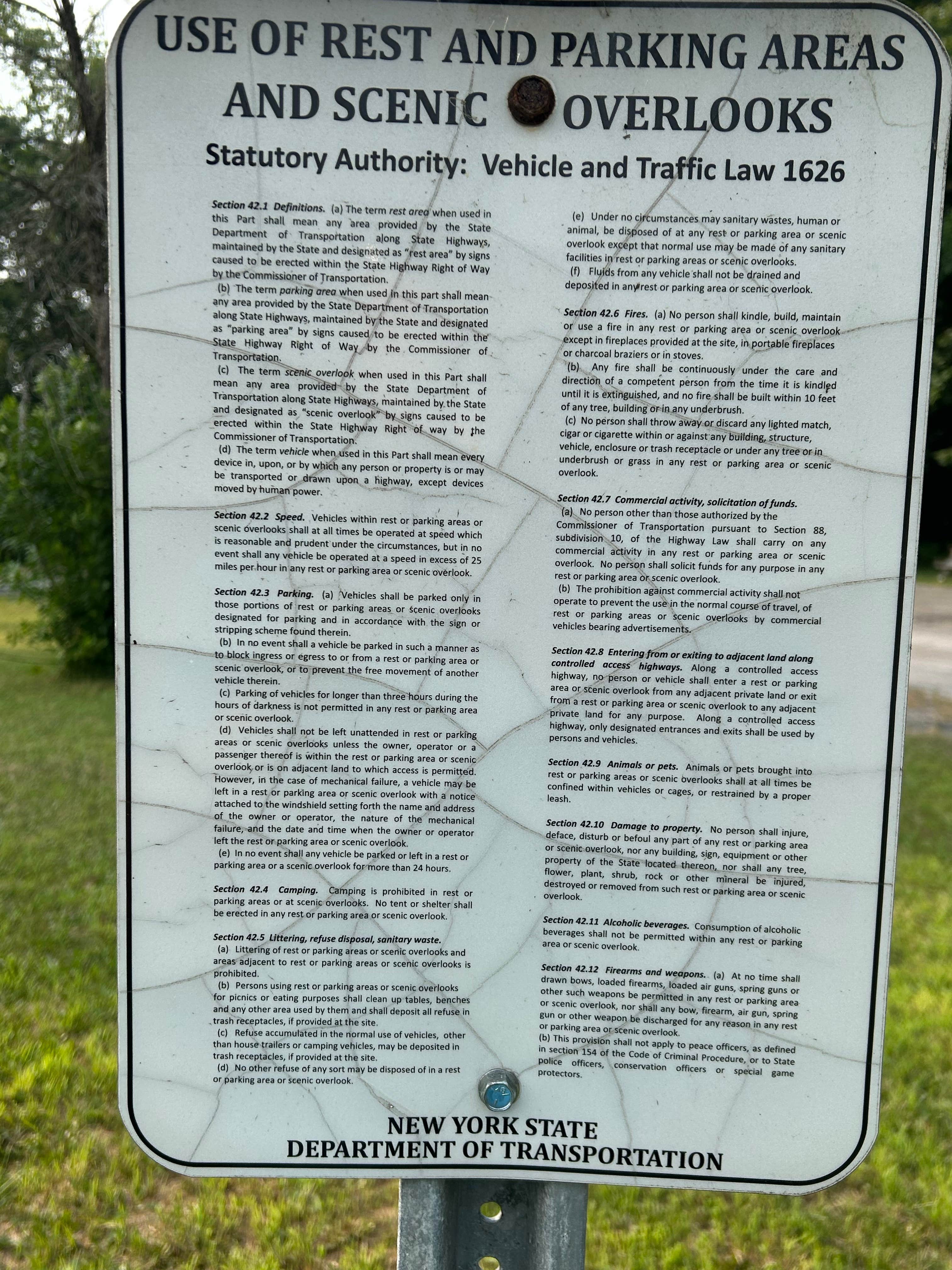 Camper-submitted photo at Roadside Parking on Route 20 near Syracuse, NY