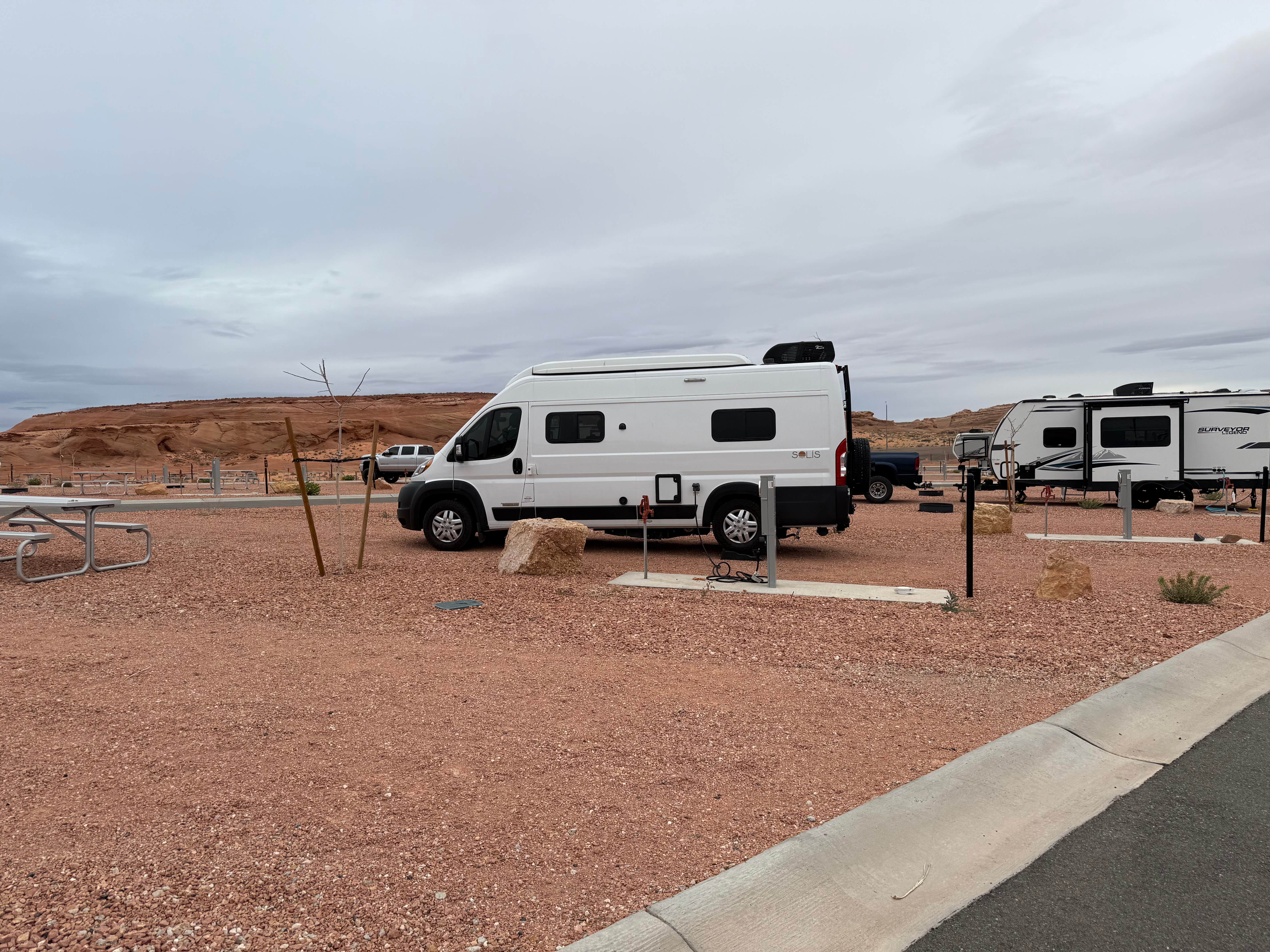 Kim G.'s photo of rv camping at Roam America Horseshoe Bend near Page, AZ