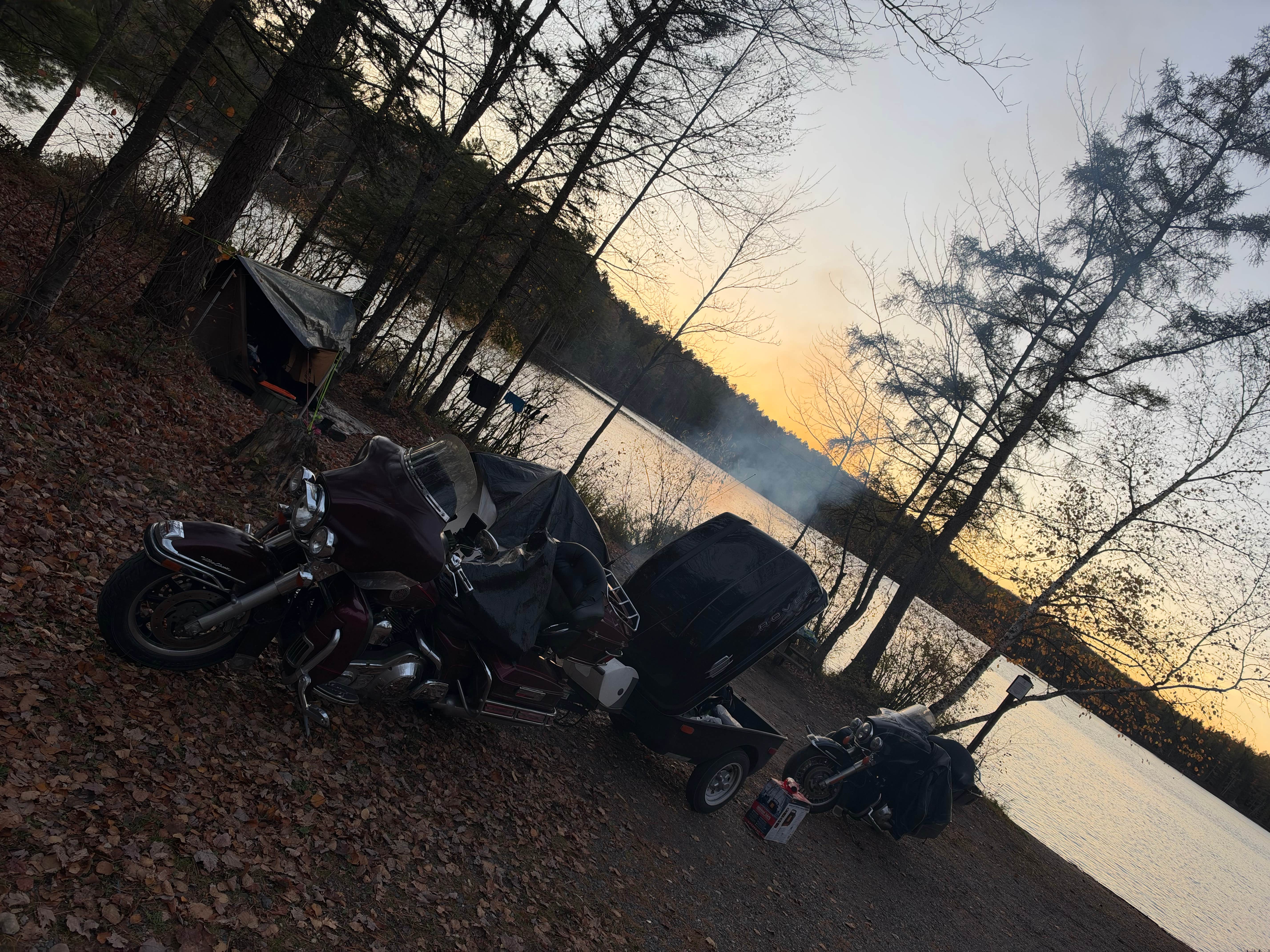 Camper-submitted photo at Robinson Lake Dispersed Campsite near Boulder Junction, WI