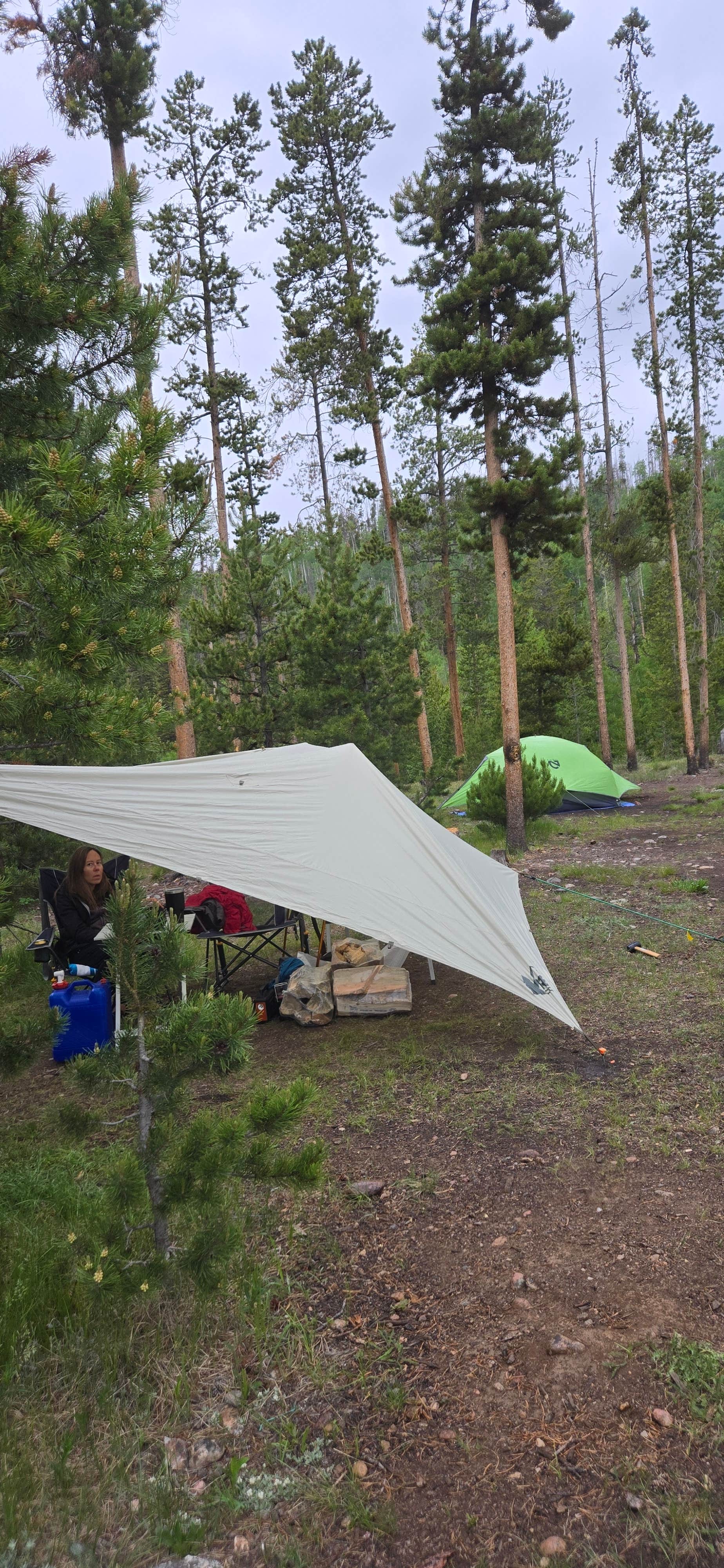 kurt S.'s photo of a dispersed camping area at Rock Creek Designated Dispersed Camping near Heeney, CO