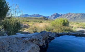 Jules D.'s photo of a dispersed camping area at Rock Tub Hot Springs near Dyer, NV