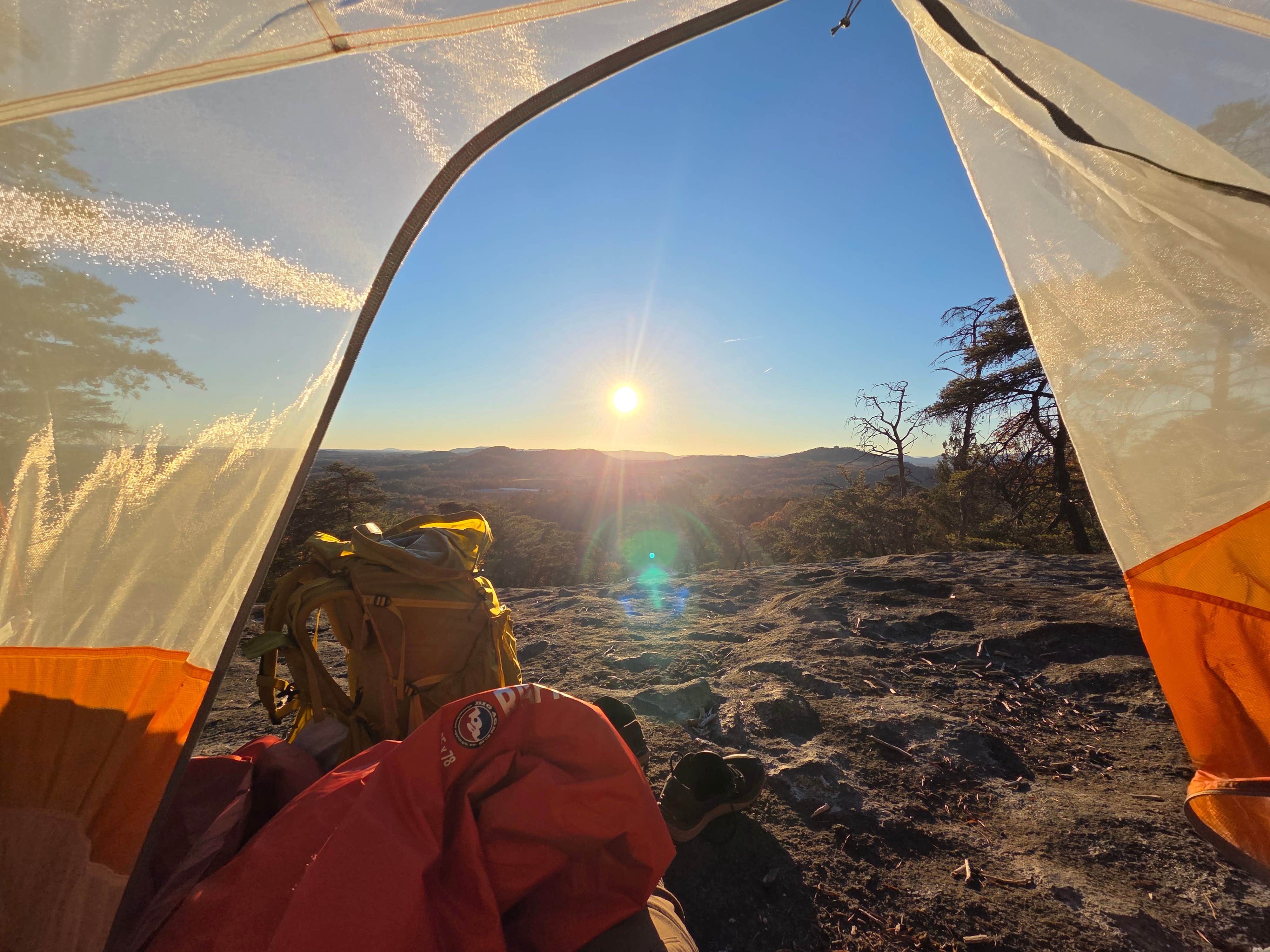 Jamiria's photo of tent camping at Rocky Face Mountain Recreational Area near Lexington, NC