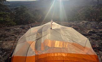 Jamiria's photo of tent camping at Rocky Face Mountain Recreational Area near Clemmons, NC
