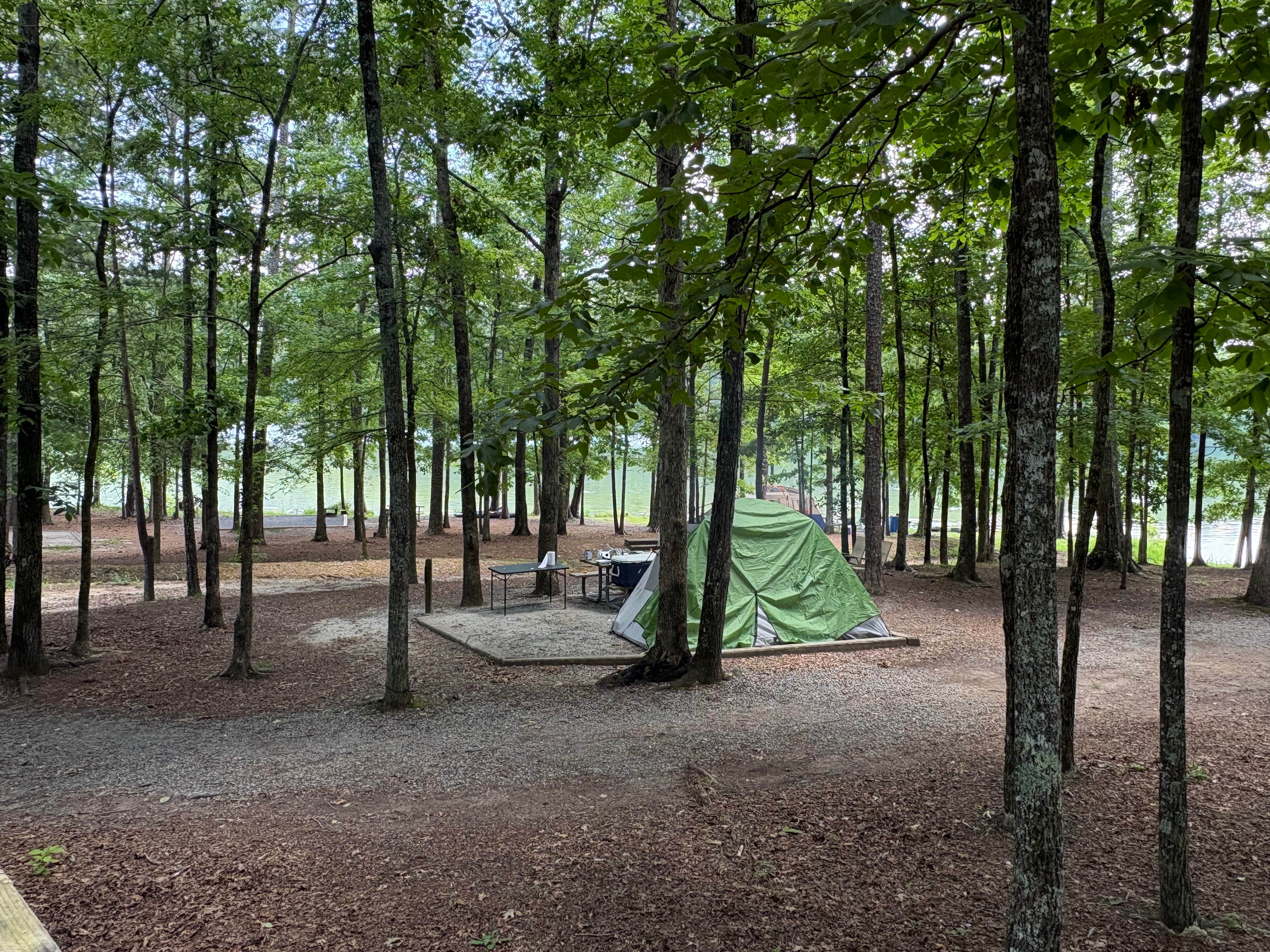 Camping near Hidden Creek: Rocky Mountain Recreation and Public Fishing Area, Lyerly, Georgia