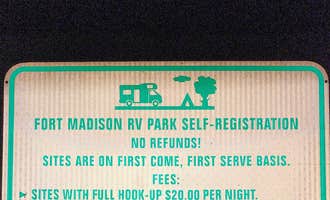 Camping near Nauvoo State Park Campground: Rodeo Park, Fort Madison, Iowa