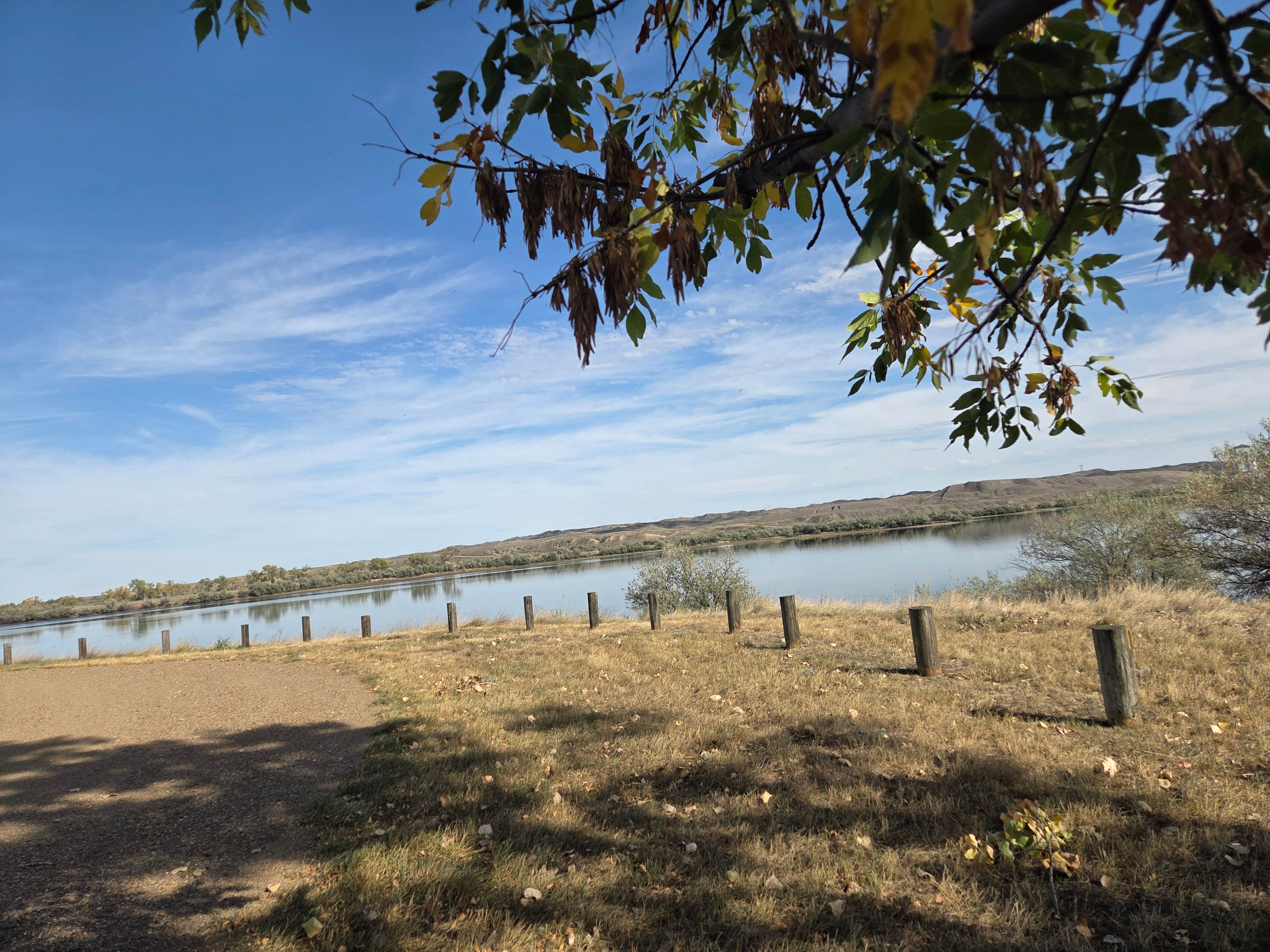 Mellissa M.'s photo of a dispersed camping area at Roundhouse Point Campgound near Fort Peck Project