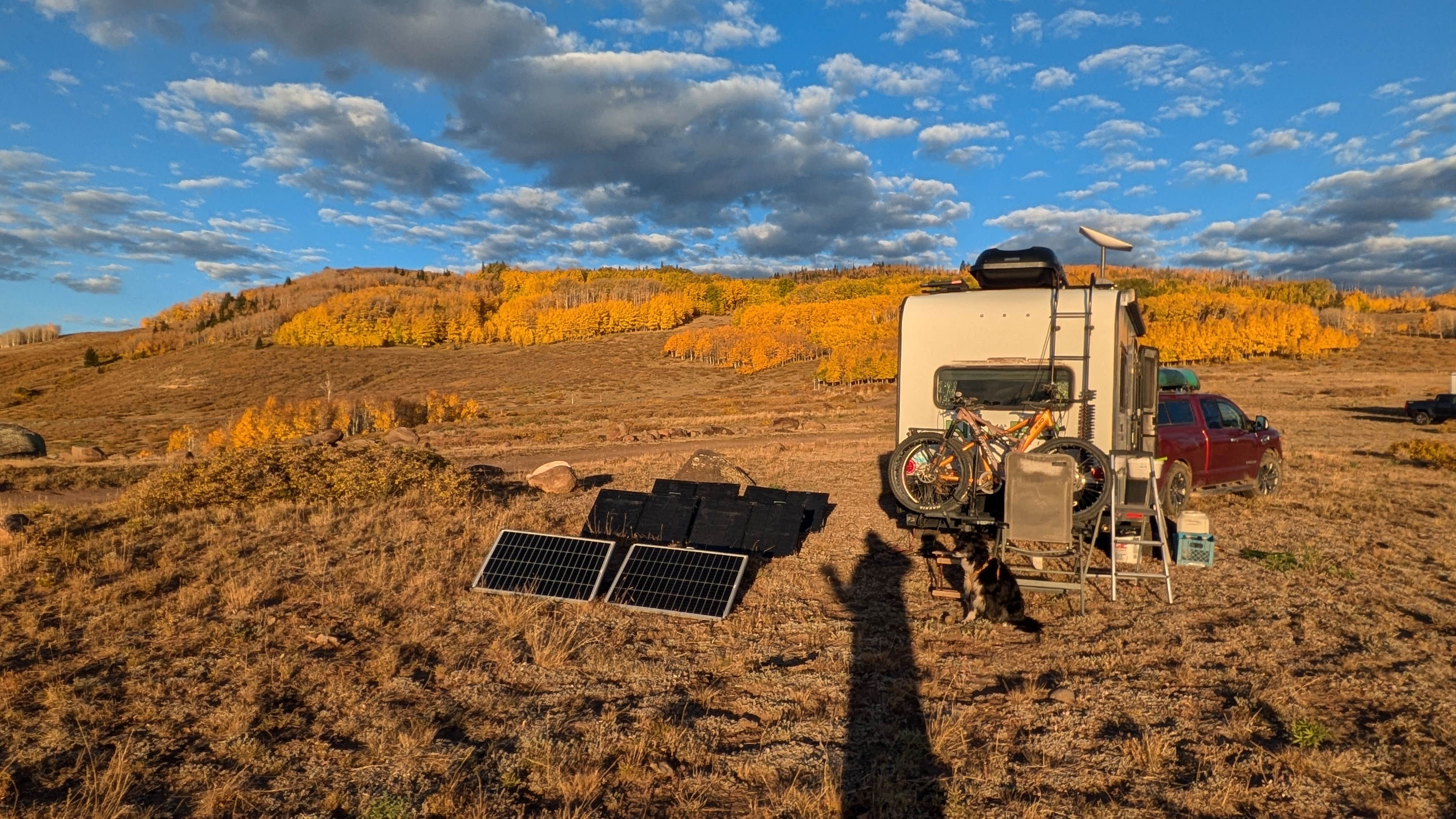 Greg L.'s photo of camping with pets at Boulder Mtn-Roundup Flat Dispersed near Capitol Reef National Park