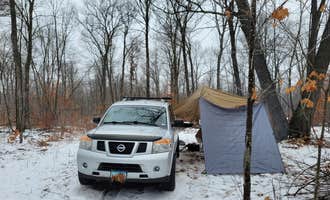 Camping near Yurt in the Pines: Rum River State Forest, Milaca, Minnesota