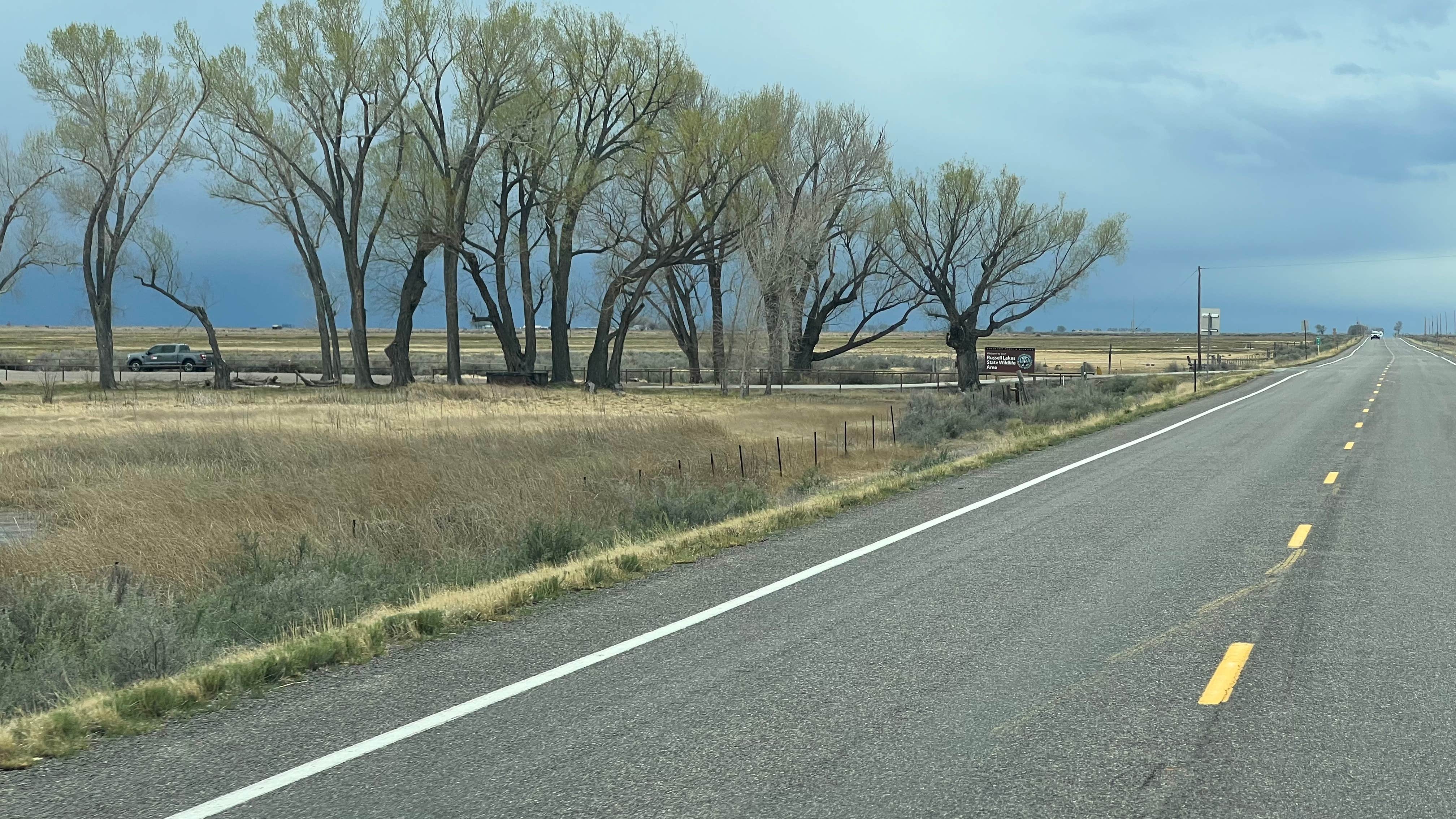johny R.'s photo of a dispersed camping area at Russell Lake Wildlife Refuge near Del Norte, CO