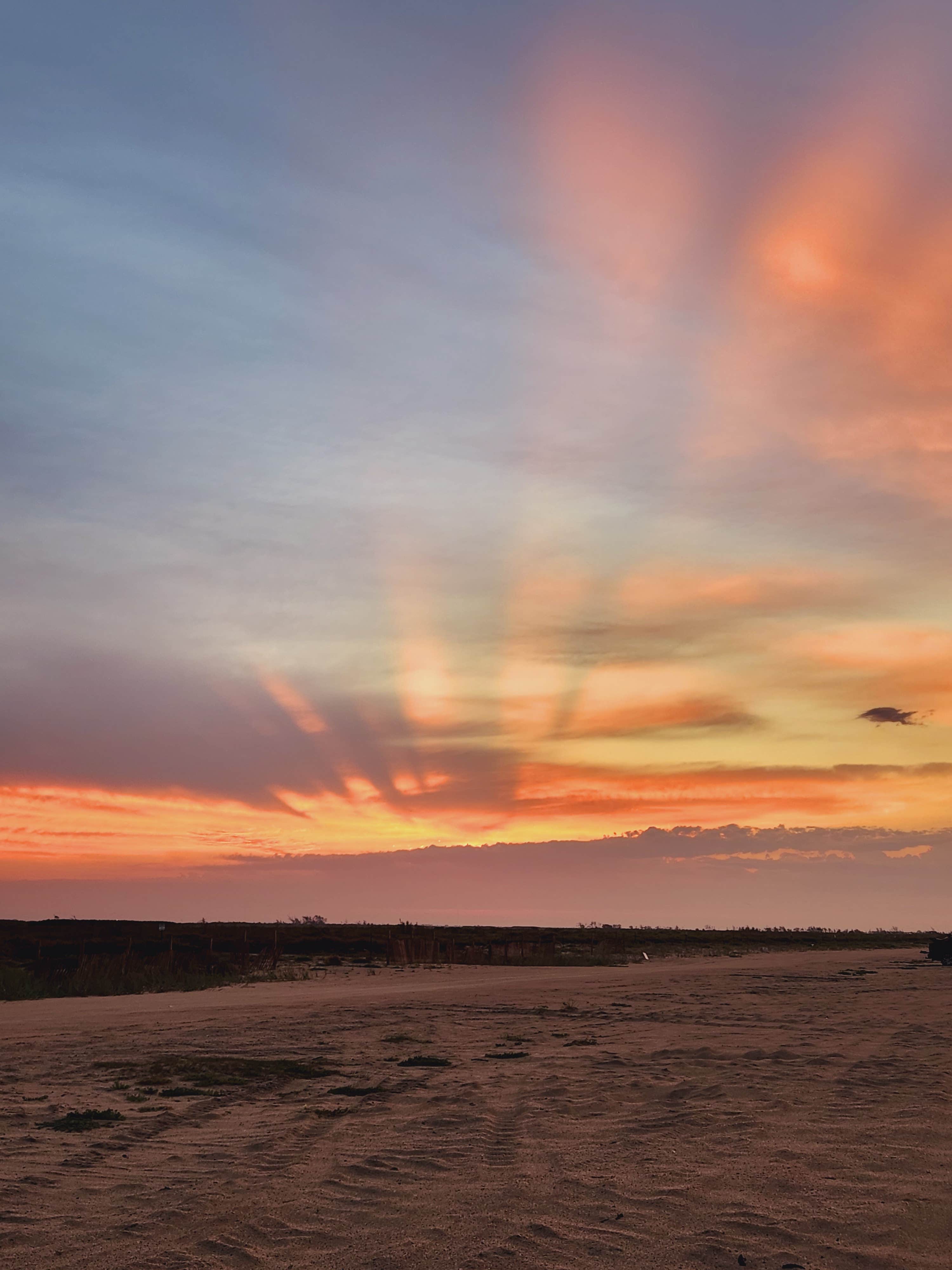 Justin T.'s photo of a dispersed camping area at Rutherford Beach Dispersed Camping near Cameron, LA