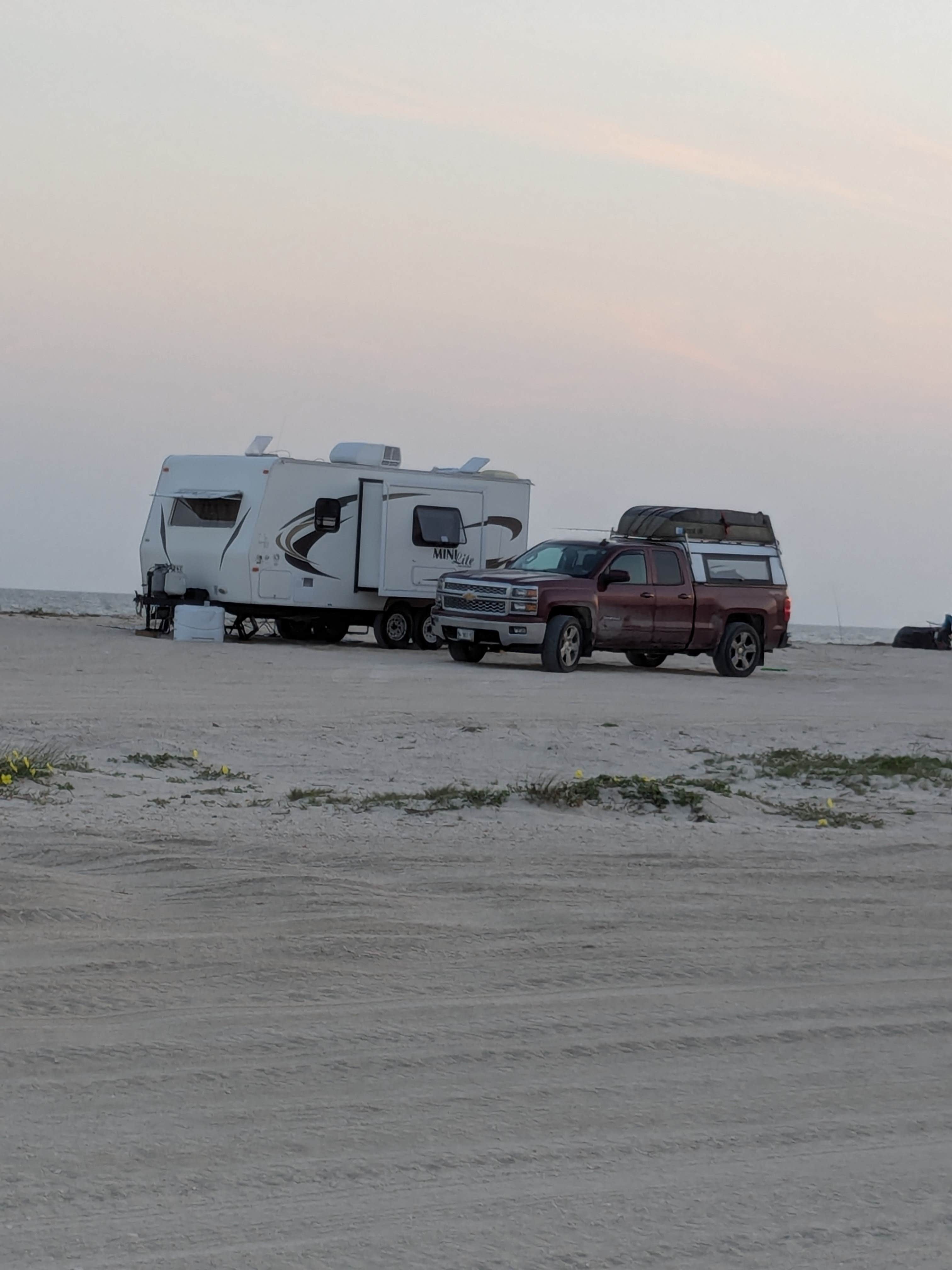 Rutherford Beach Dispersed Camping