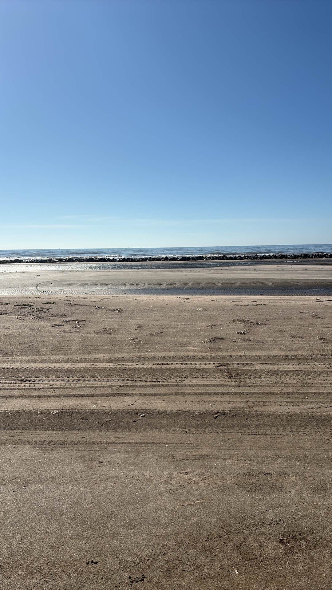 Krista S.'s photo of a dispersed camping area at Rutherford Beach Dispersed Camping near Sabine Pass, TX