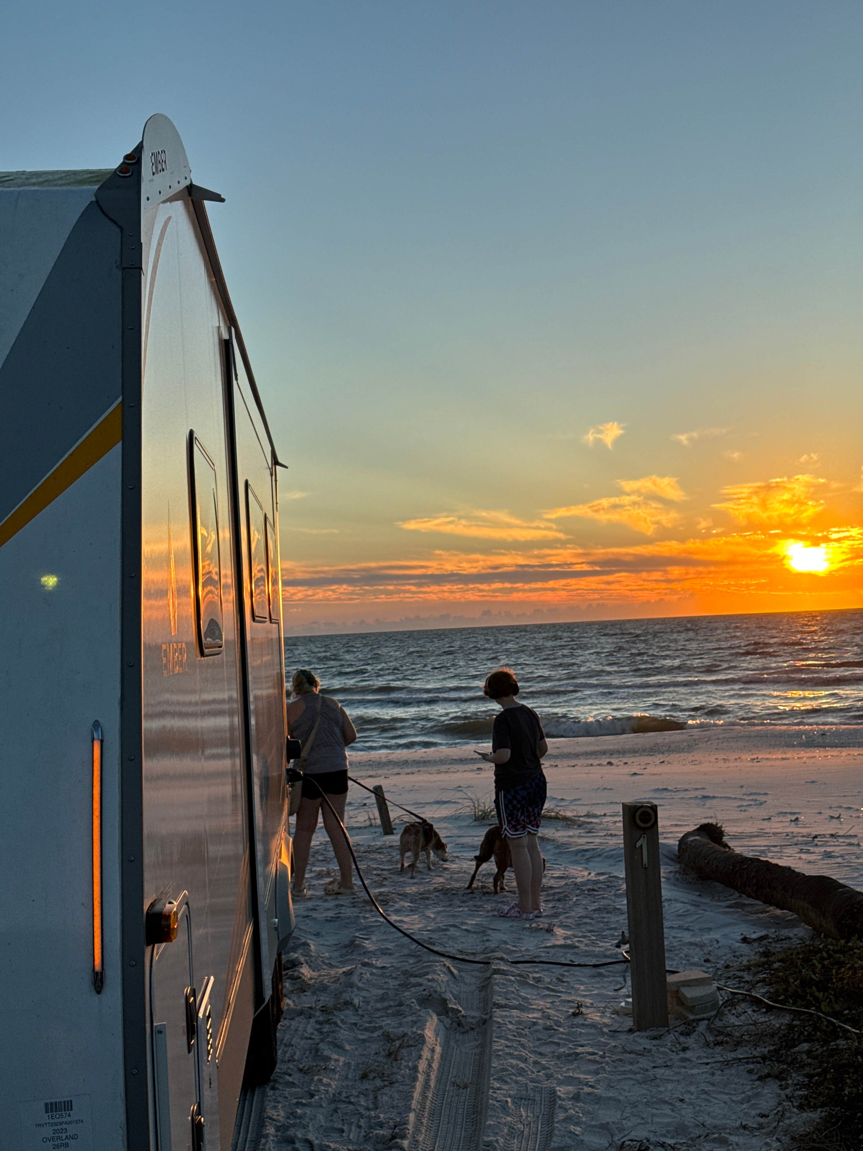 Joel P.'s photo of camping with pets at RV by the Sea near Apalachicola, FL