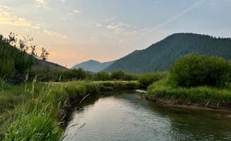 joy M.'s photo of a dispersed camping area at S Fall Creek Road Dispersed near Star Valley Ranch, WY