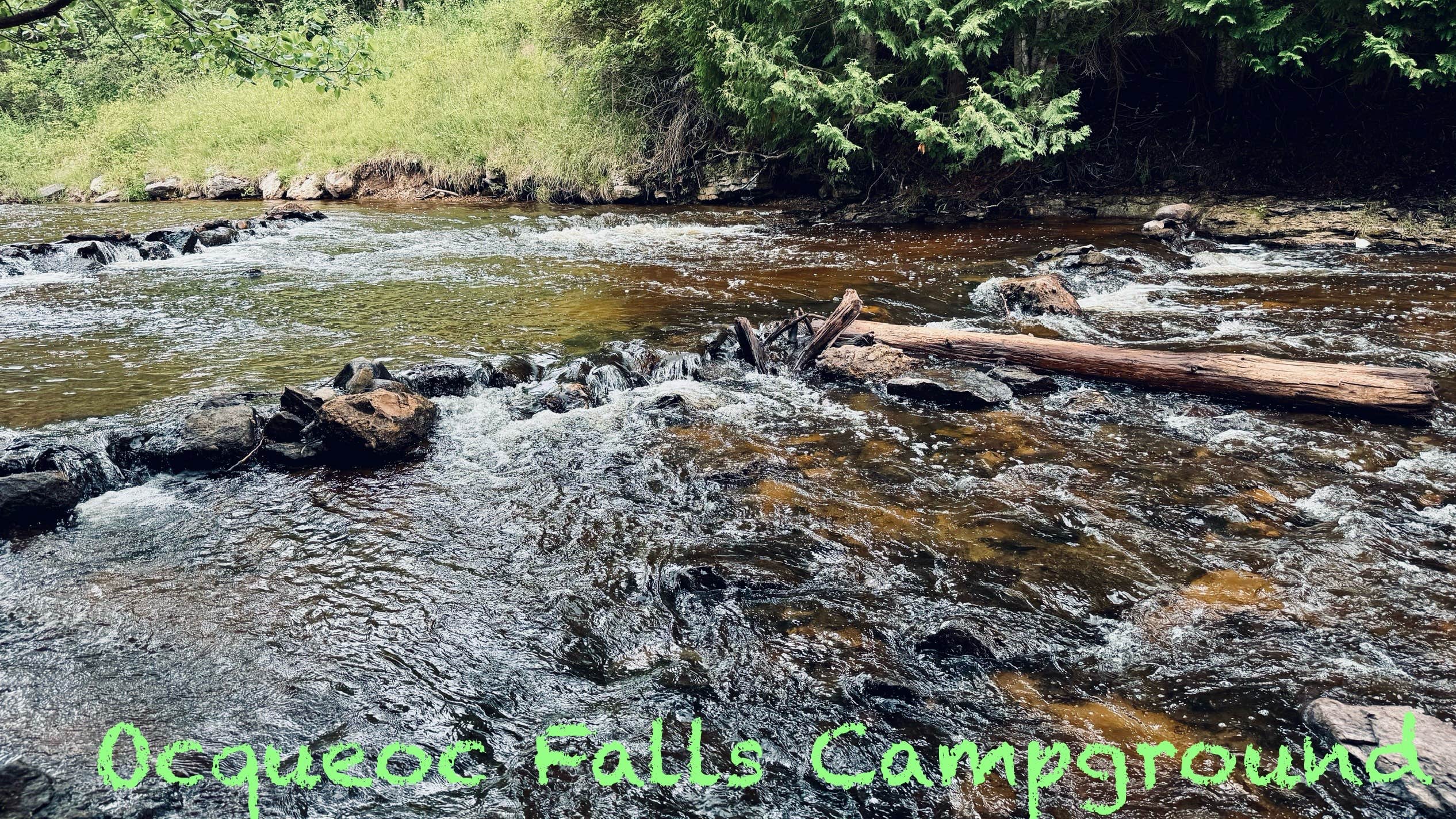 Camper-submitted photo at Ocqueoc Falls State Forest Campground near Onaway, MI