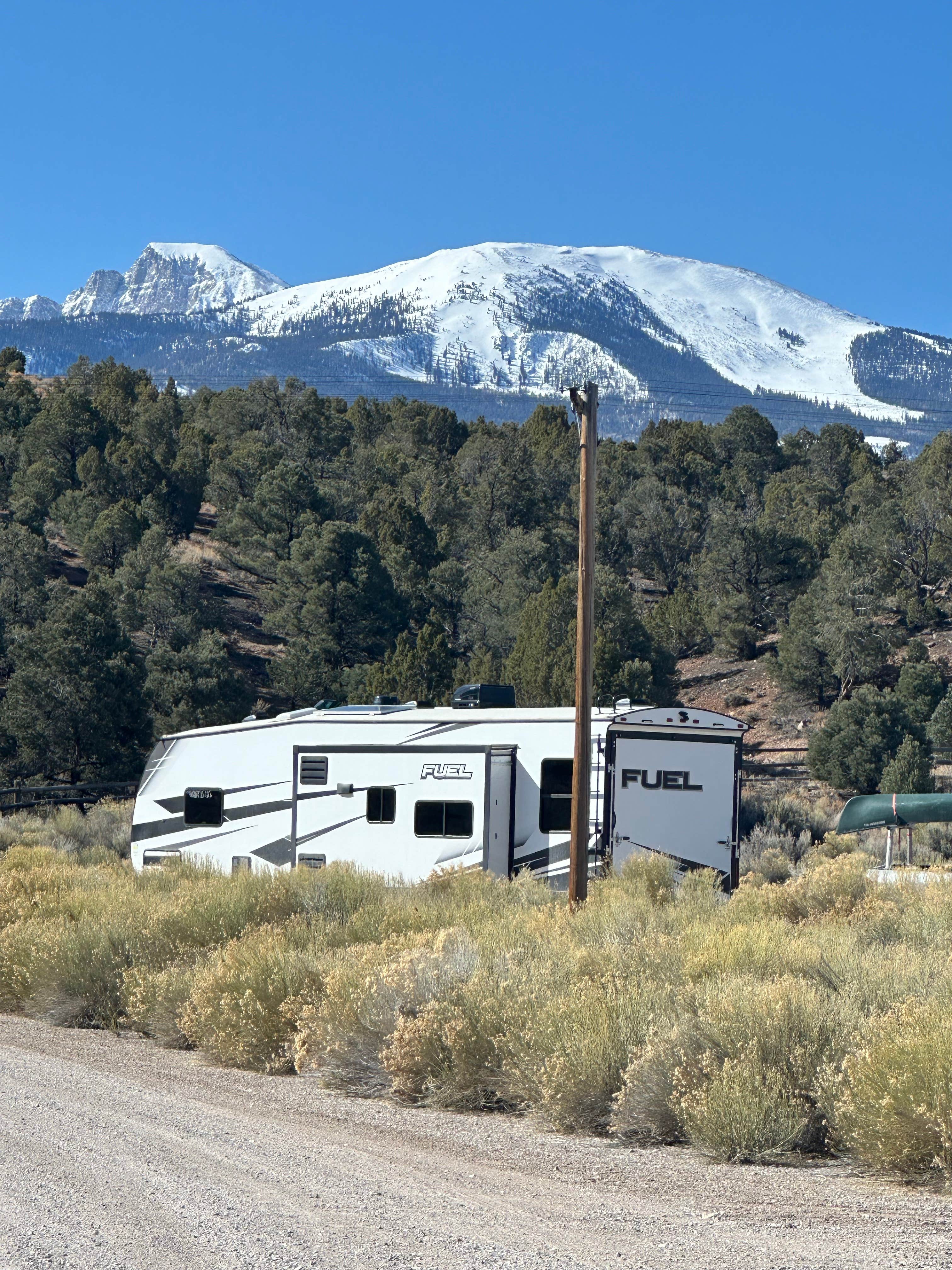 Mike M.'s photo of rv camping at Sacramento Pass Recreation Area near Baker, NV