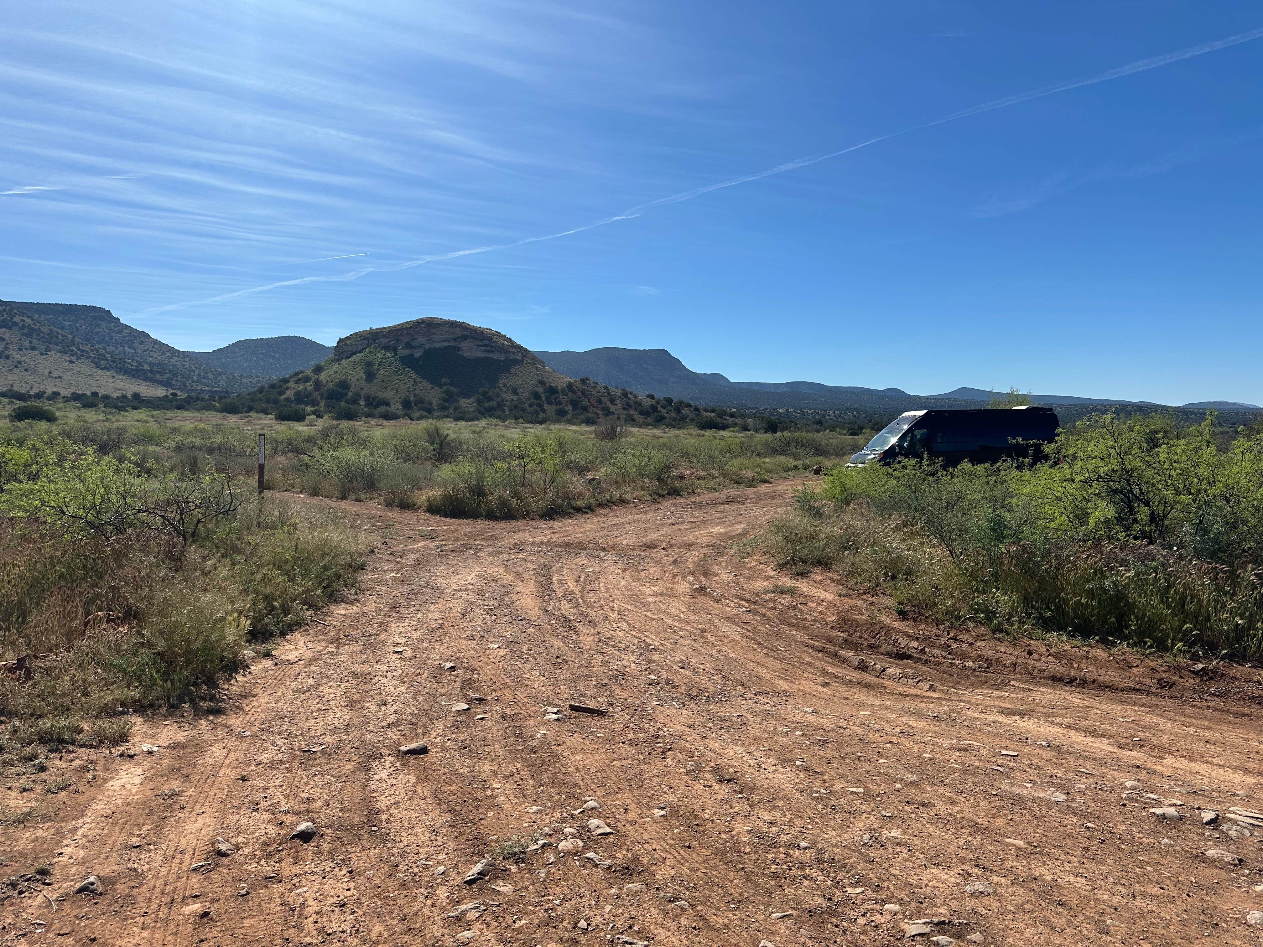 Camping near Montezuma Well USFS Dispersed: Sacred Mountain, Rimrock, Arizona