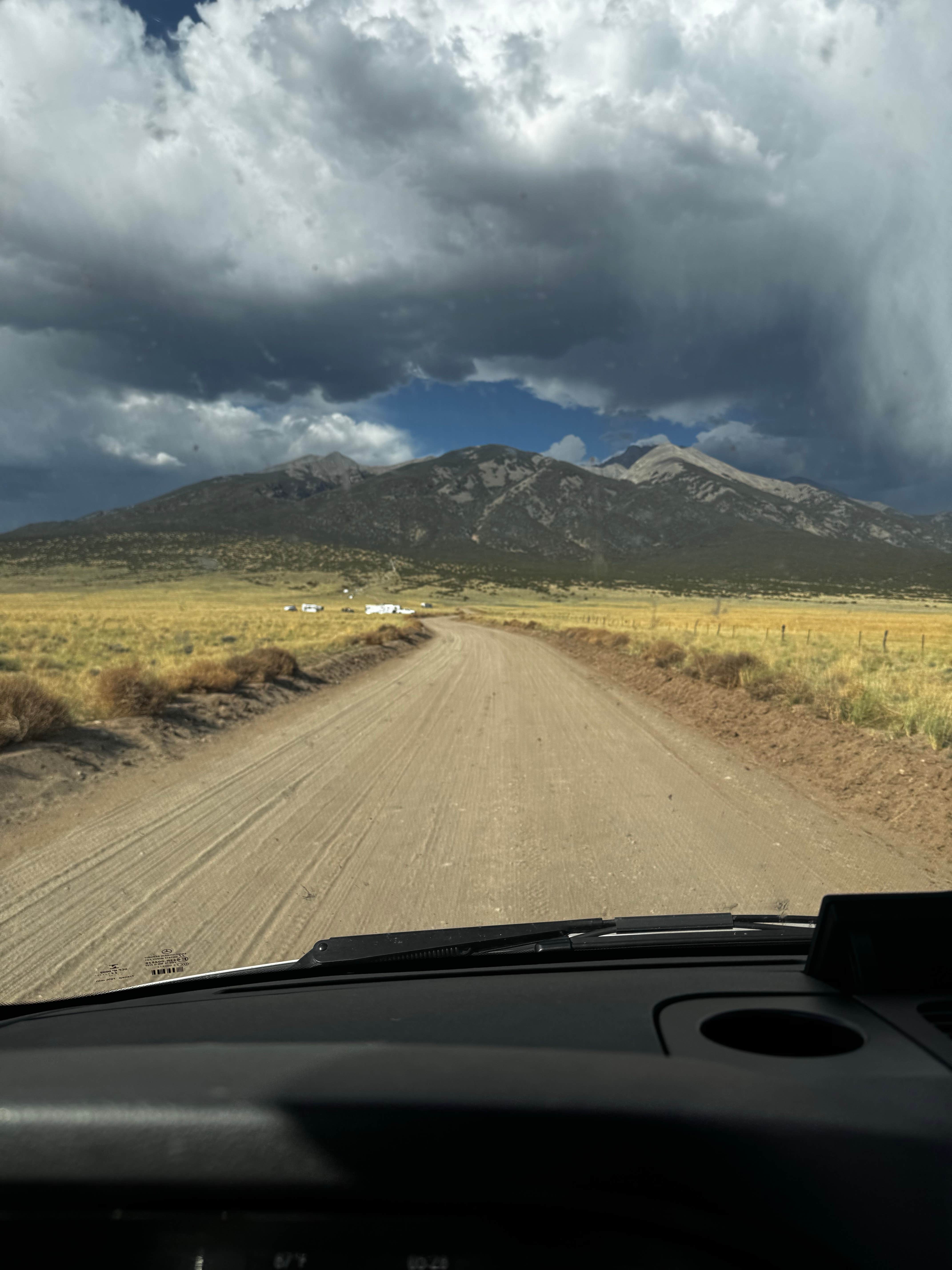 Mack Daddy Van L.'s photo of a dispersed camping area at Sacred White Shell Dispersed Camping near Mosca, CO