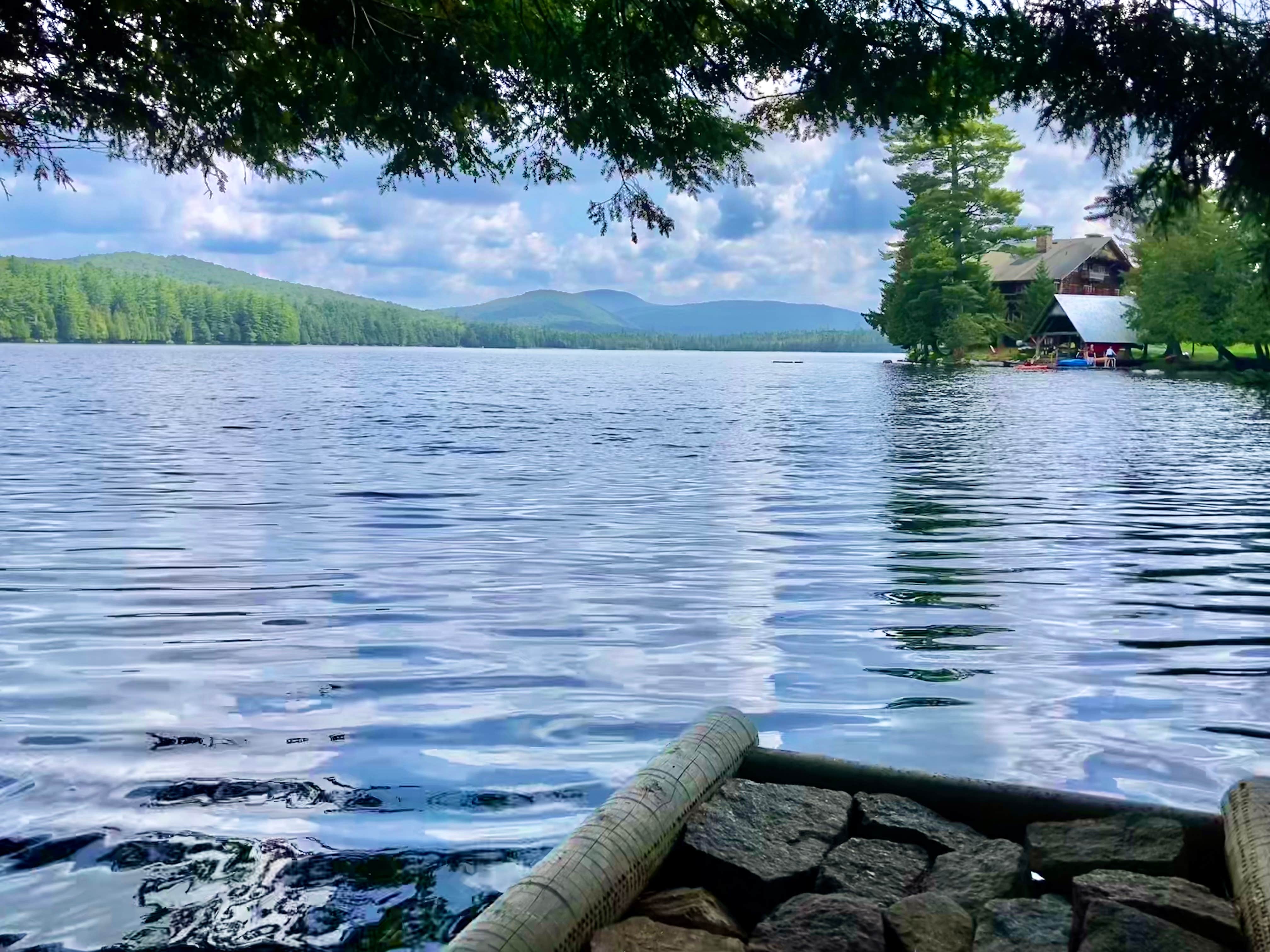 Camper-submitted photo at Sagamore Lake primitive camping, Adirondacks Blue Ridge wilderness near Oswegatchie, NY