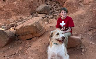 Neil T.'s photo of camping with pets at Sagebrush Campground — Palo Duro Canyon State Park near Lake Meredith National Recreation Area