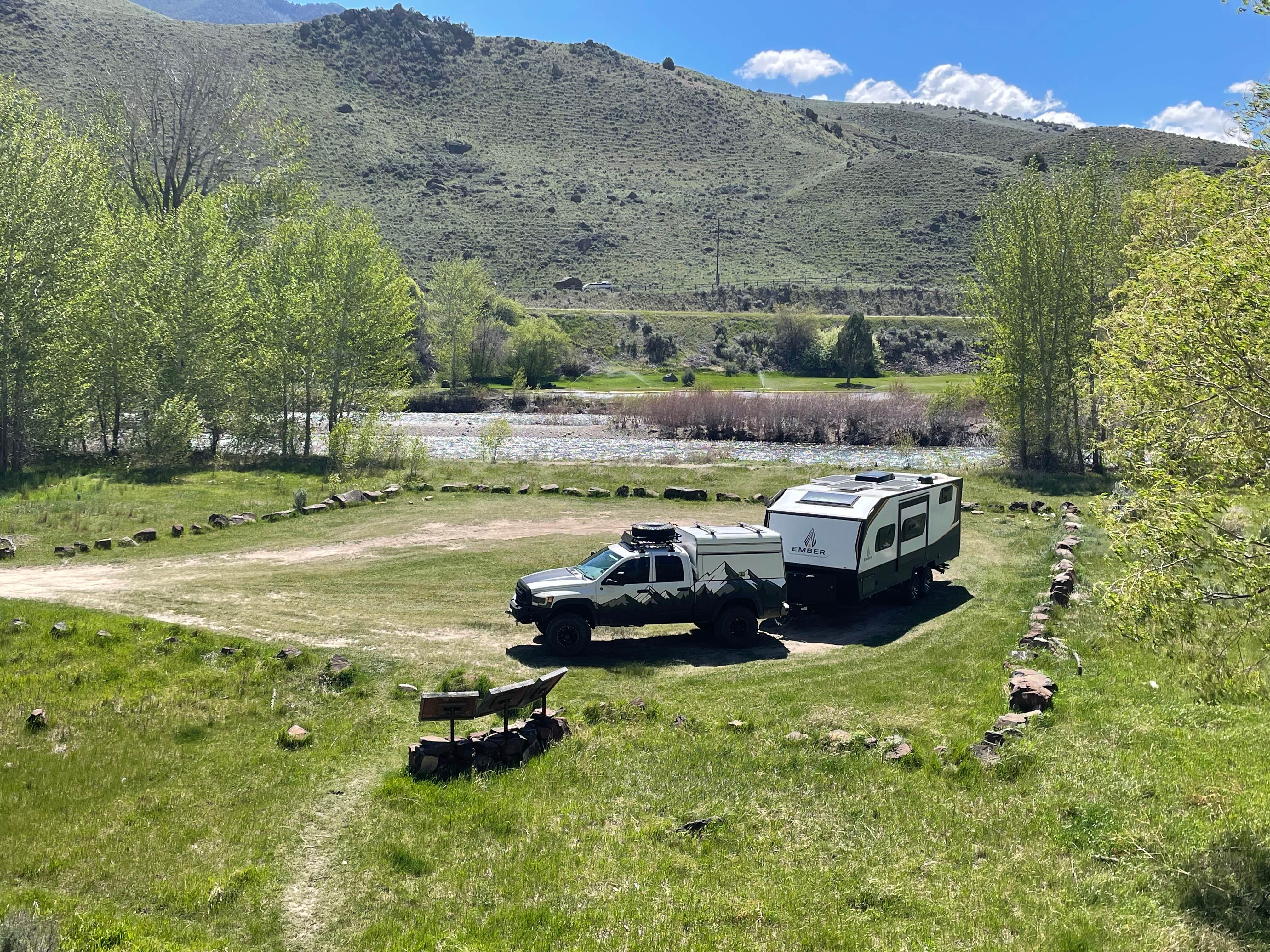 Camper-submitted photo at Salmon Creek Camp on Loening Road near Shoup, ID