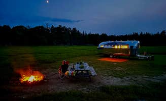 Heather C.'s photo of tent camping at Maine Wild Blueberry Bliss near Unity, ME