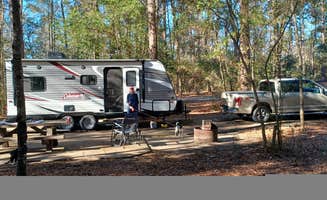 JenniferWinning's photo of camping with pets at Double Lake NF Campground near Village Mills, TX