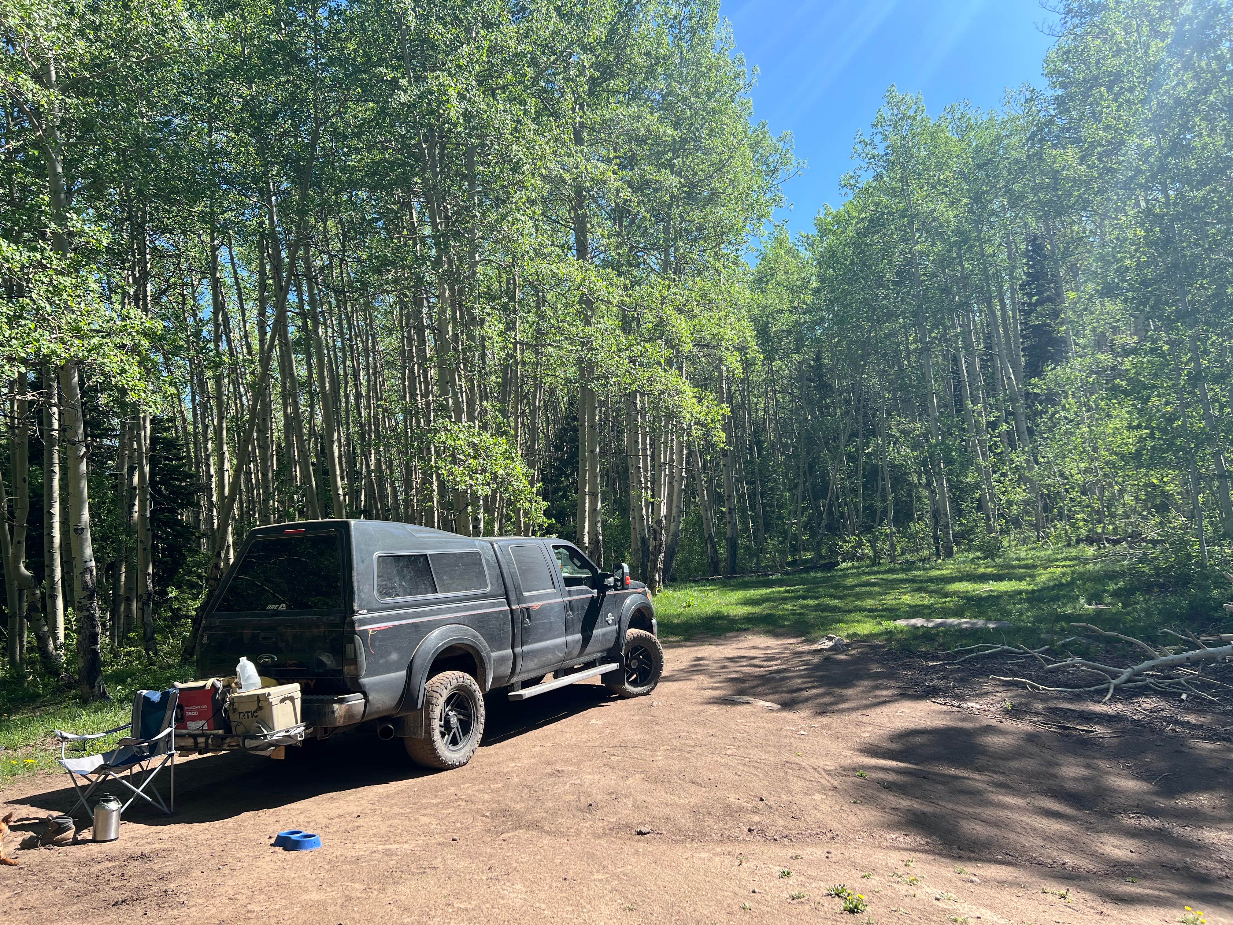 Camping near Cherry Creek Gravel Lot: San Juan Madden Road Pulloff Dispersed Campsite, Hesperus, Colorado