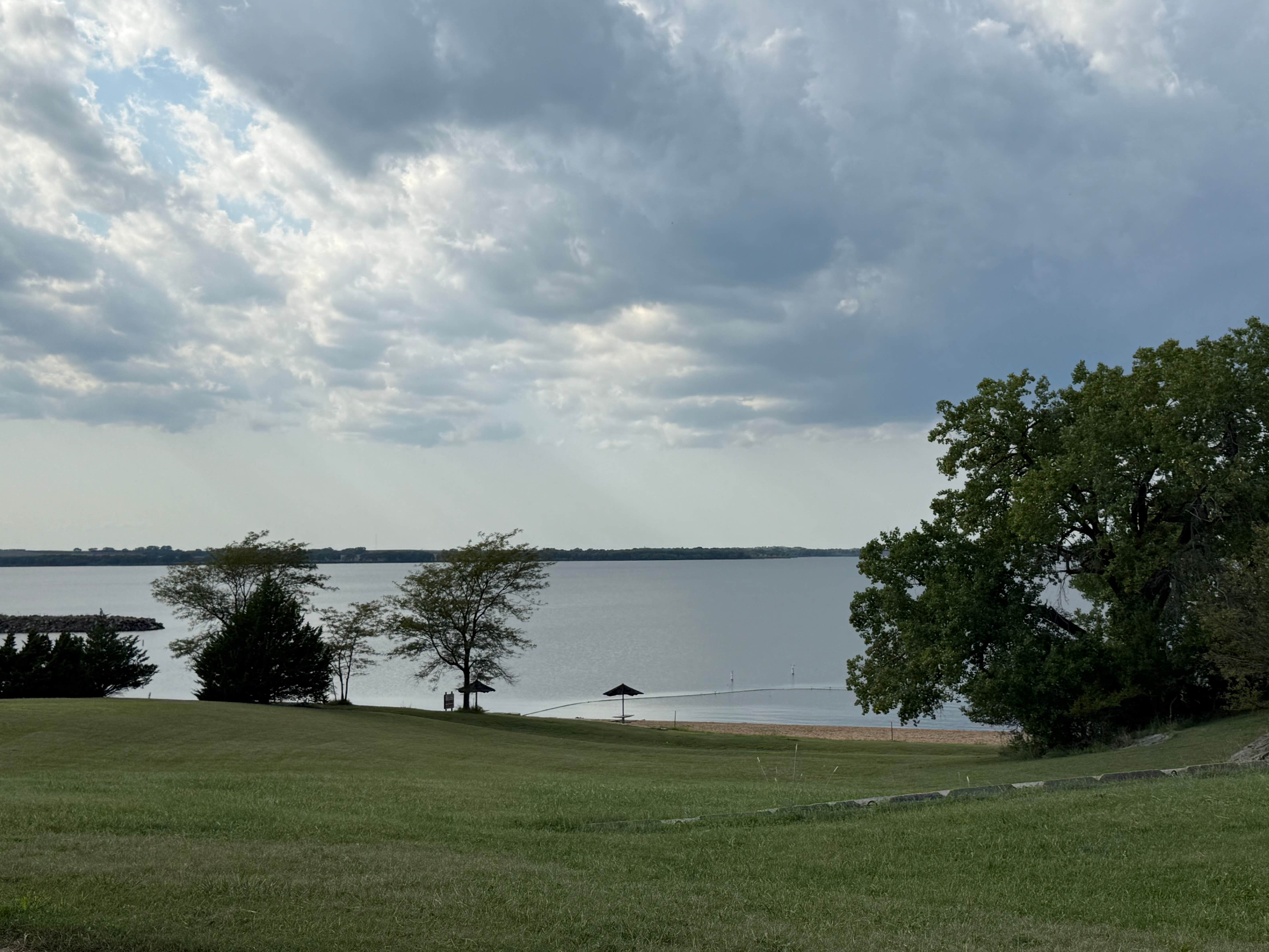 Camper-submitted photo at Sandstone Campground — Kanopolis State Park near Marquette, KS