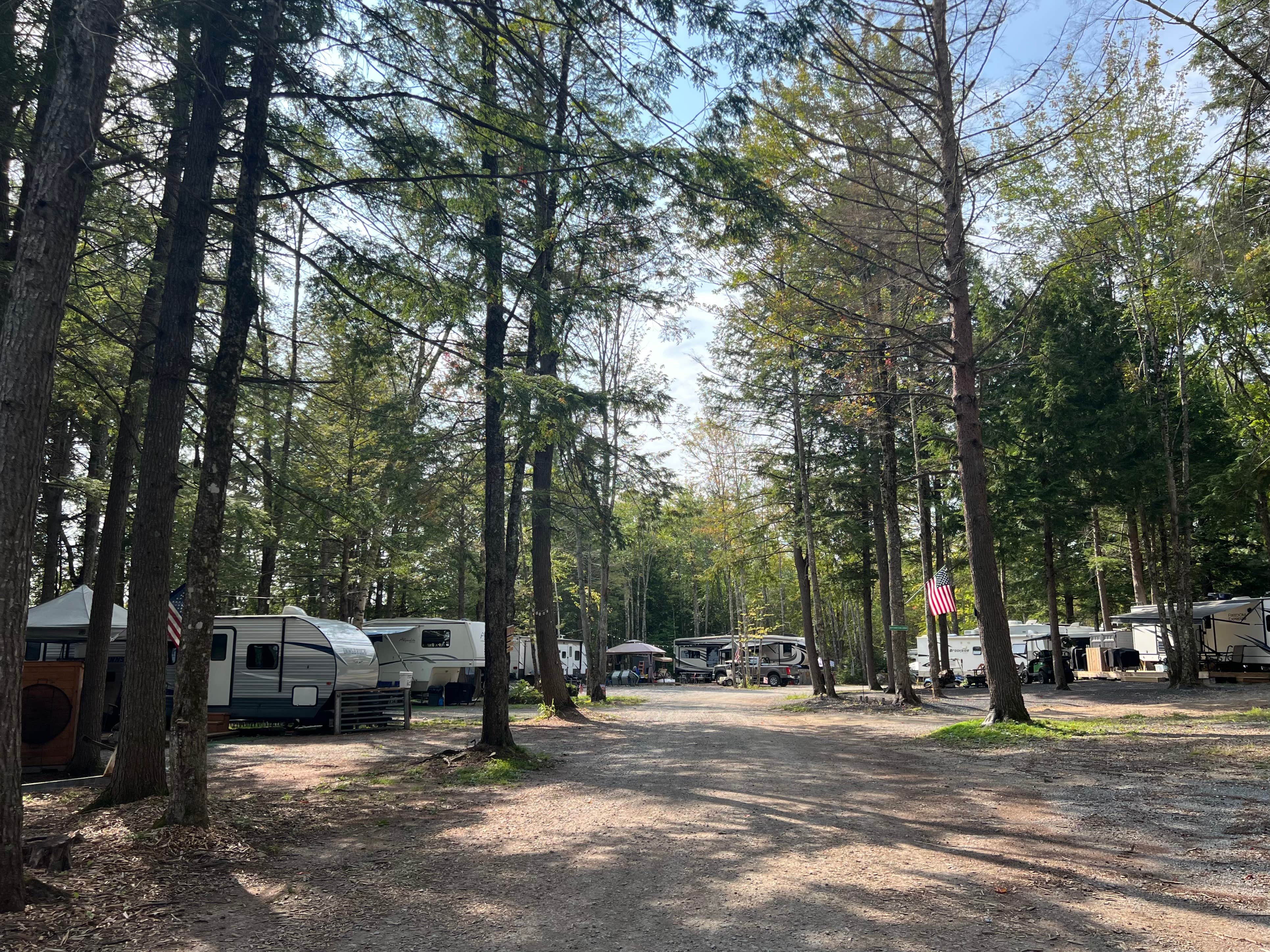 Meghan B.'s photo of rv camping at Sandy Beach Campground near Caratunk, ME