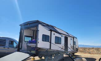 clint B.'s photo of camping with pets at Sandy Valley Road near Mount Charleston, NV