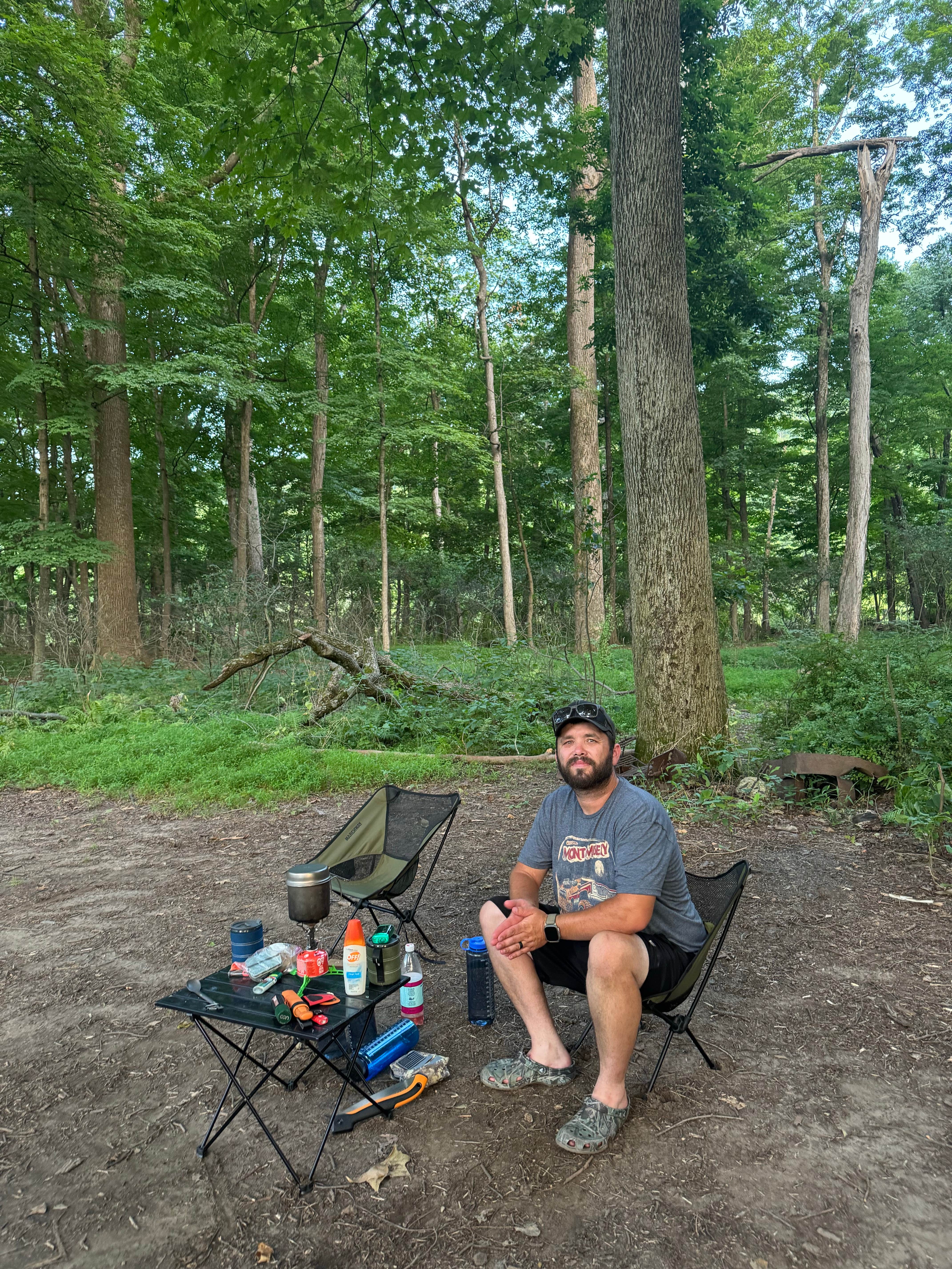 Camper-submitted photo at Sandyston Boat In Campsites — Delaware Water Gap National Recreation Area near Wallpack Center, NJ