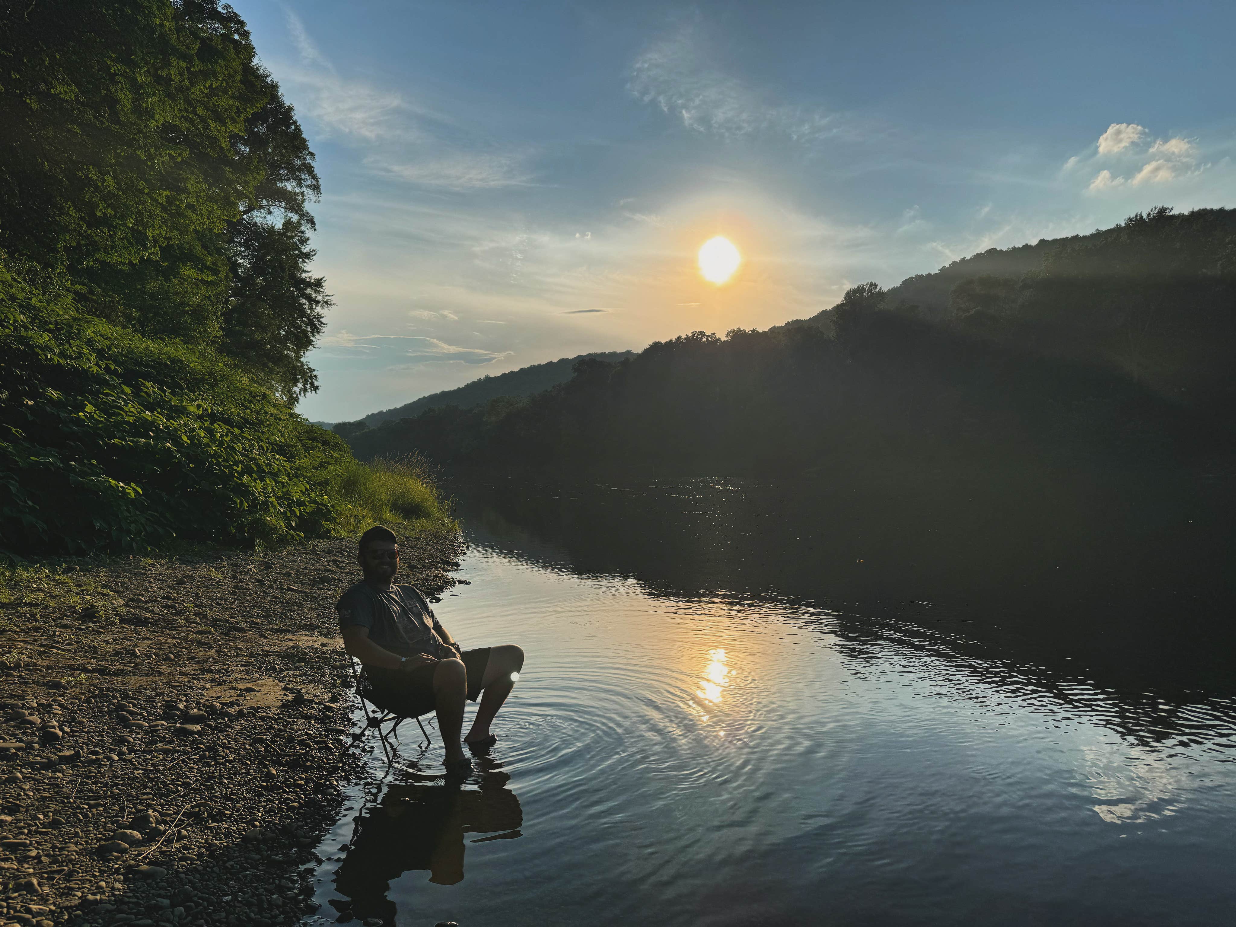 Camper-submitted photo at Sandyston Boat In Campsites — Delaware Water Gap National Recreation Area near Wallpack Center, NJ
