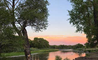 Name's photo of a dispersed camping area at Sanger Public Access Area on North Platte River near Encampment, WY