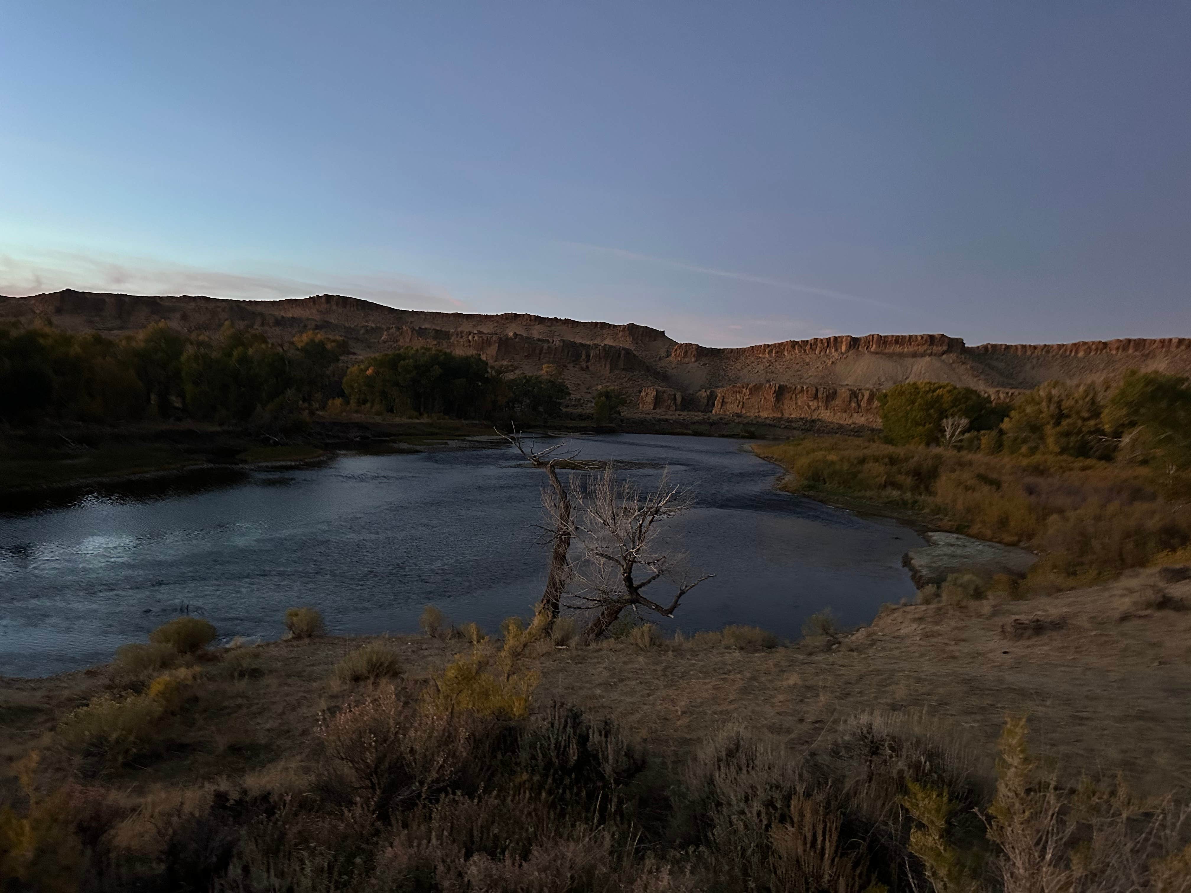 Camper-submitted photo at Sanger Public Access Area on North Platte River near Elk Mountain, WY