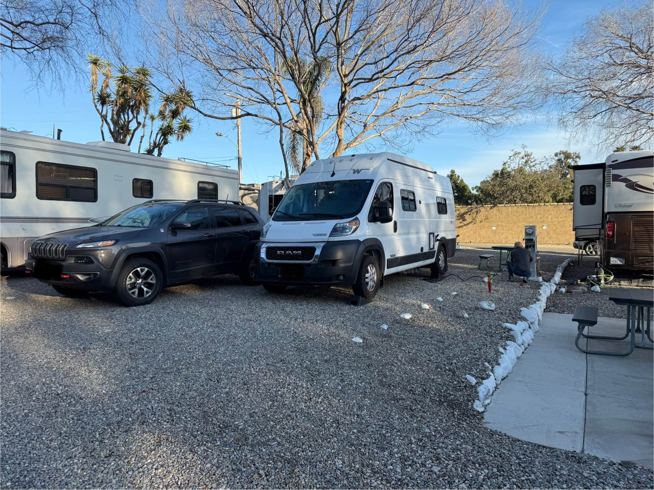 Kim G.'s photo of rv camping at Santa Barbara Sunrise RV Park near Goleta, CA