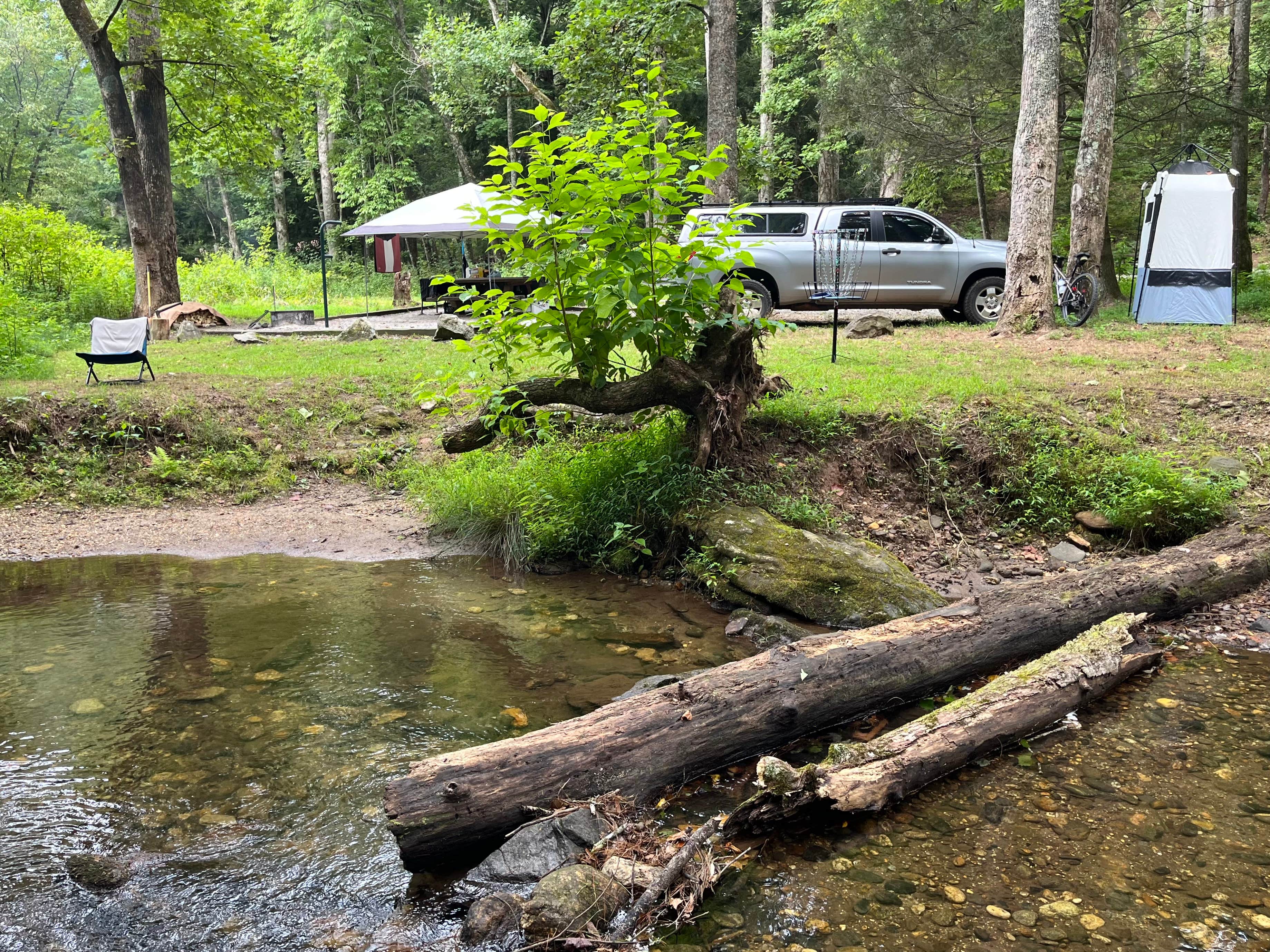 Camper-submitted photo at Sarah's Creek Campground (Clayton, Ga) — Chattahoochee Oconee National Forest near Mountain City, GA
