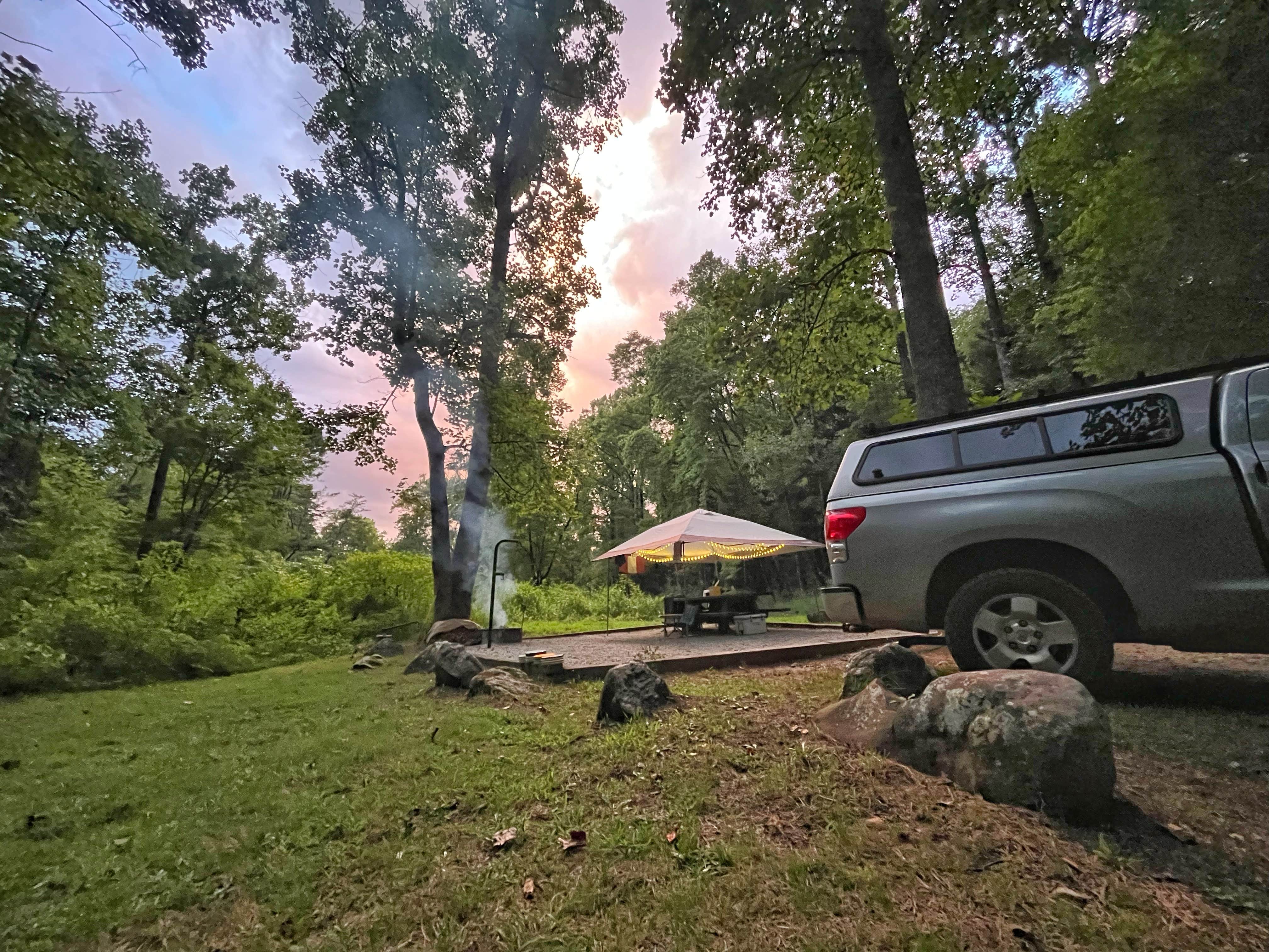Camper-submitted photo at Sarah's Creek Campground (Clayton, Ga) — Chattahoochee Oconee National Forest near Mountain City, GA