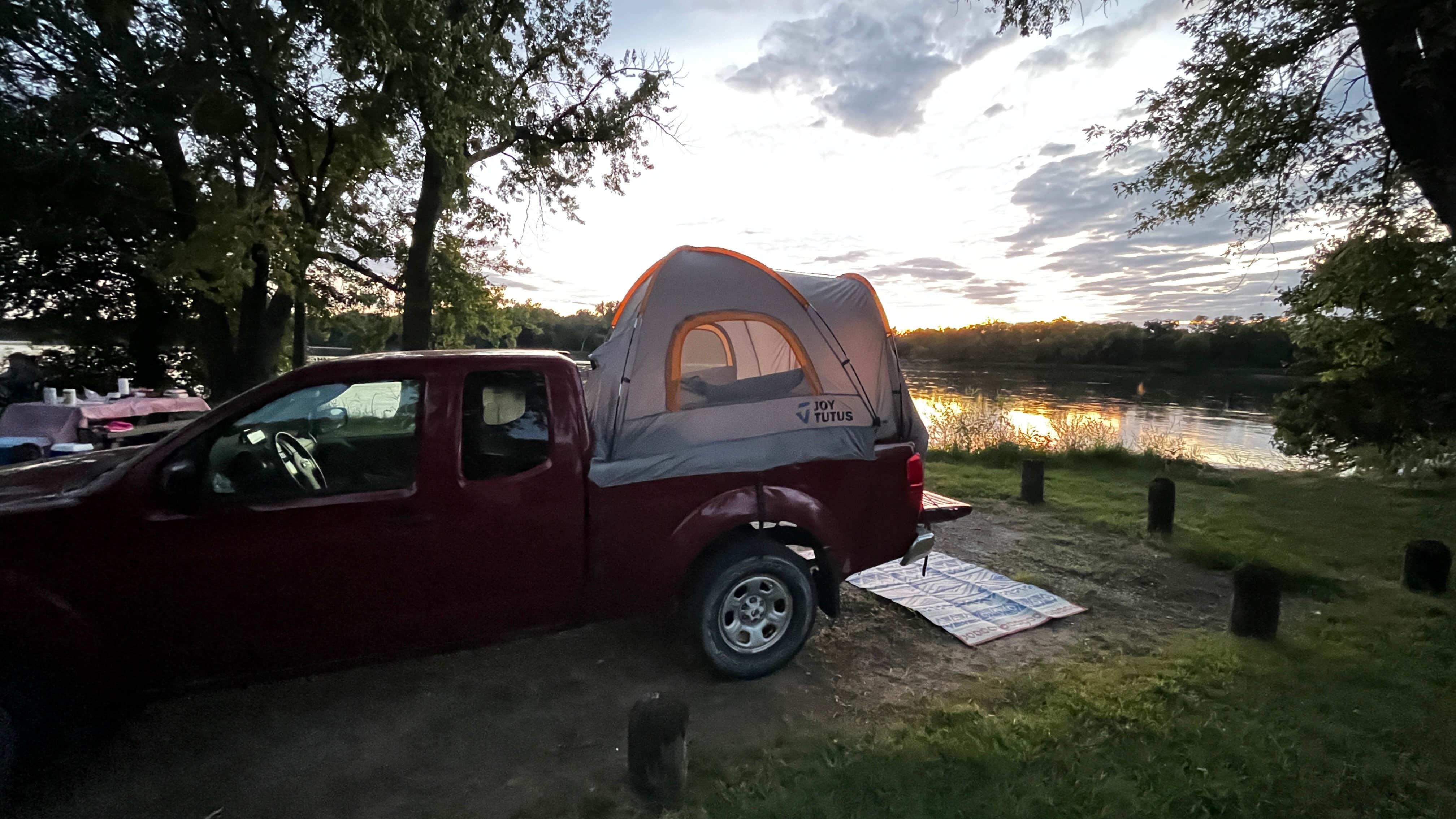 Camper-submitted photo at Saulsbury Bridge Rec Area - Cedar River Campground near West Liberty, IA