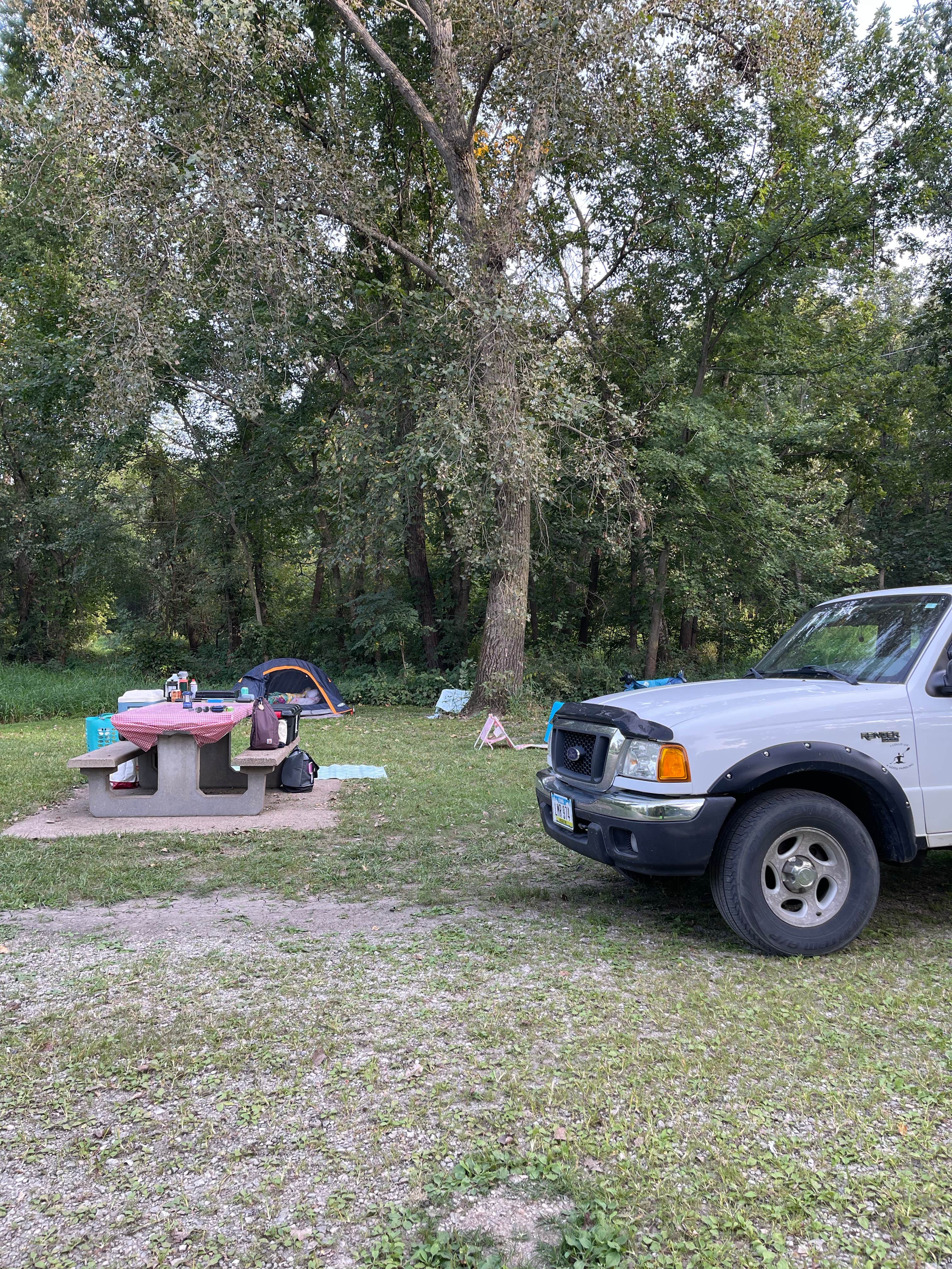 Camper-submitted photo at Saulsbury Bridge Rec Area - Cedar River Campground near West Liberty, IA