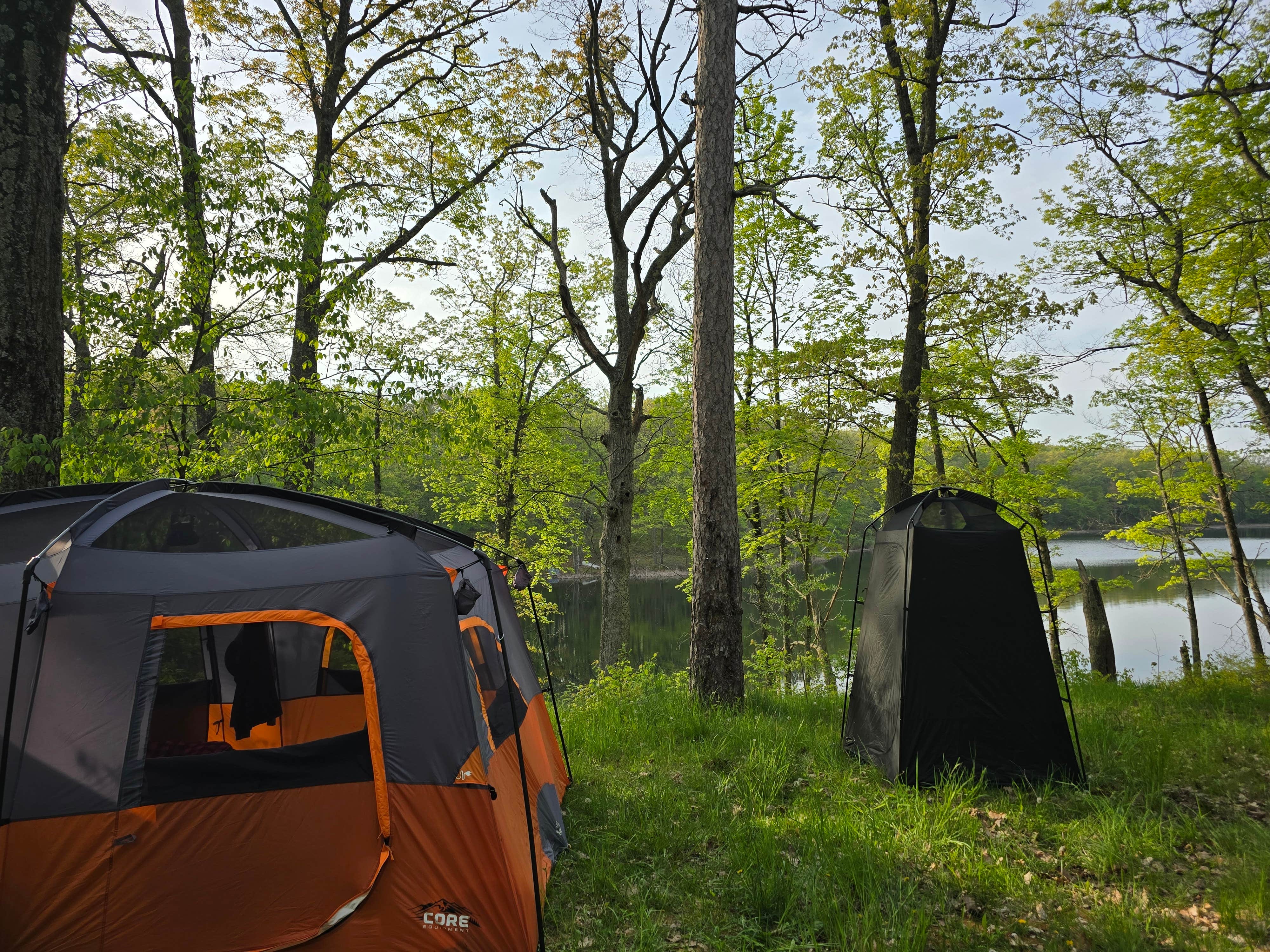 Camper-submitted photo at Sawkaw Lake near Ludington, MI