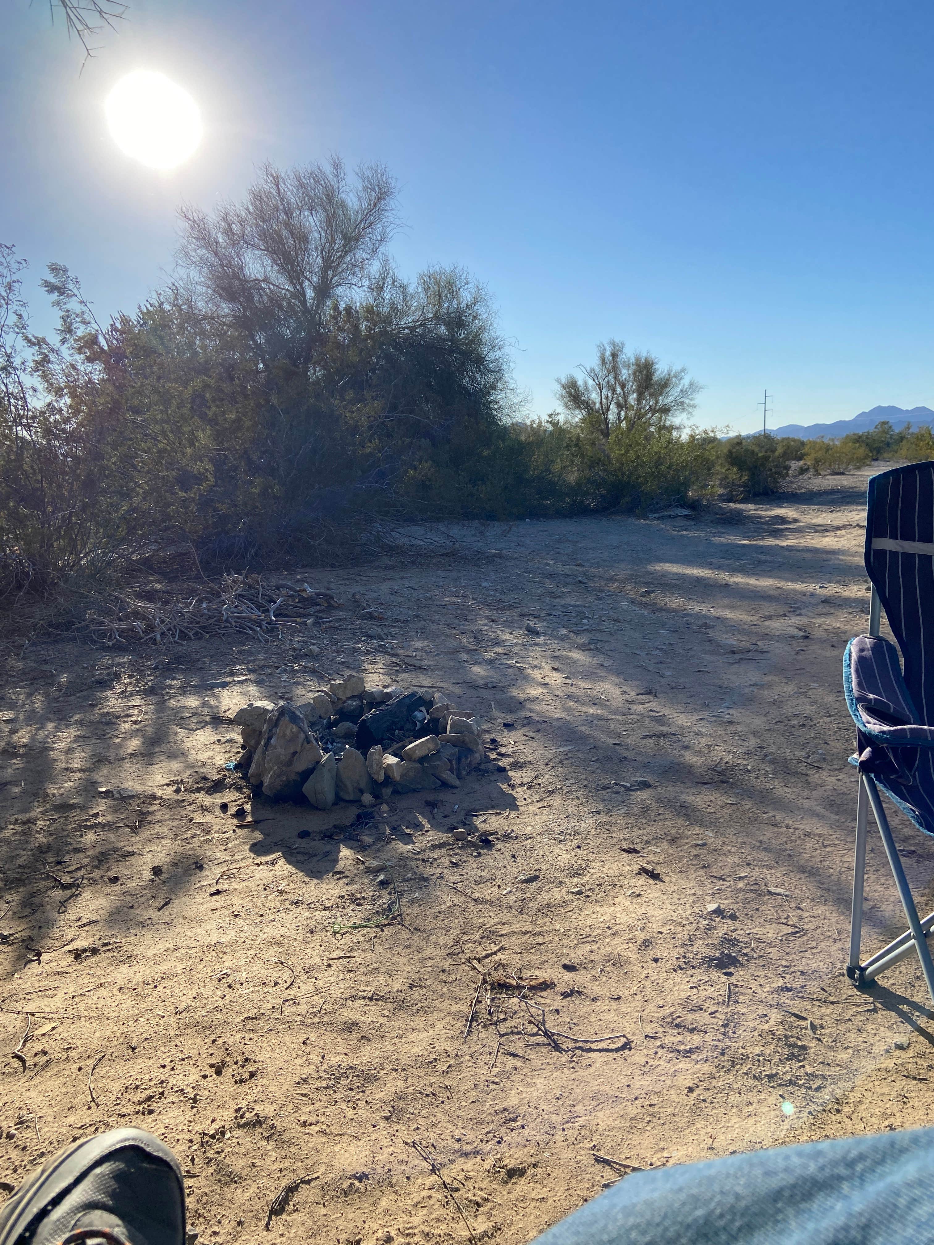 ken's photo of a dispersed camping area at Scaddan Wash near Quartzsite, AZ