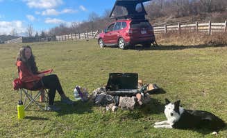 Mateo M.'s photo of a dispersed camping area at Scales Trailhead Basecamp near Fries, VA